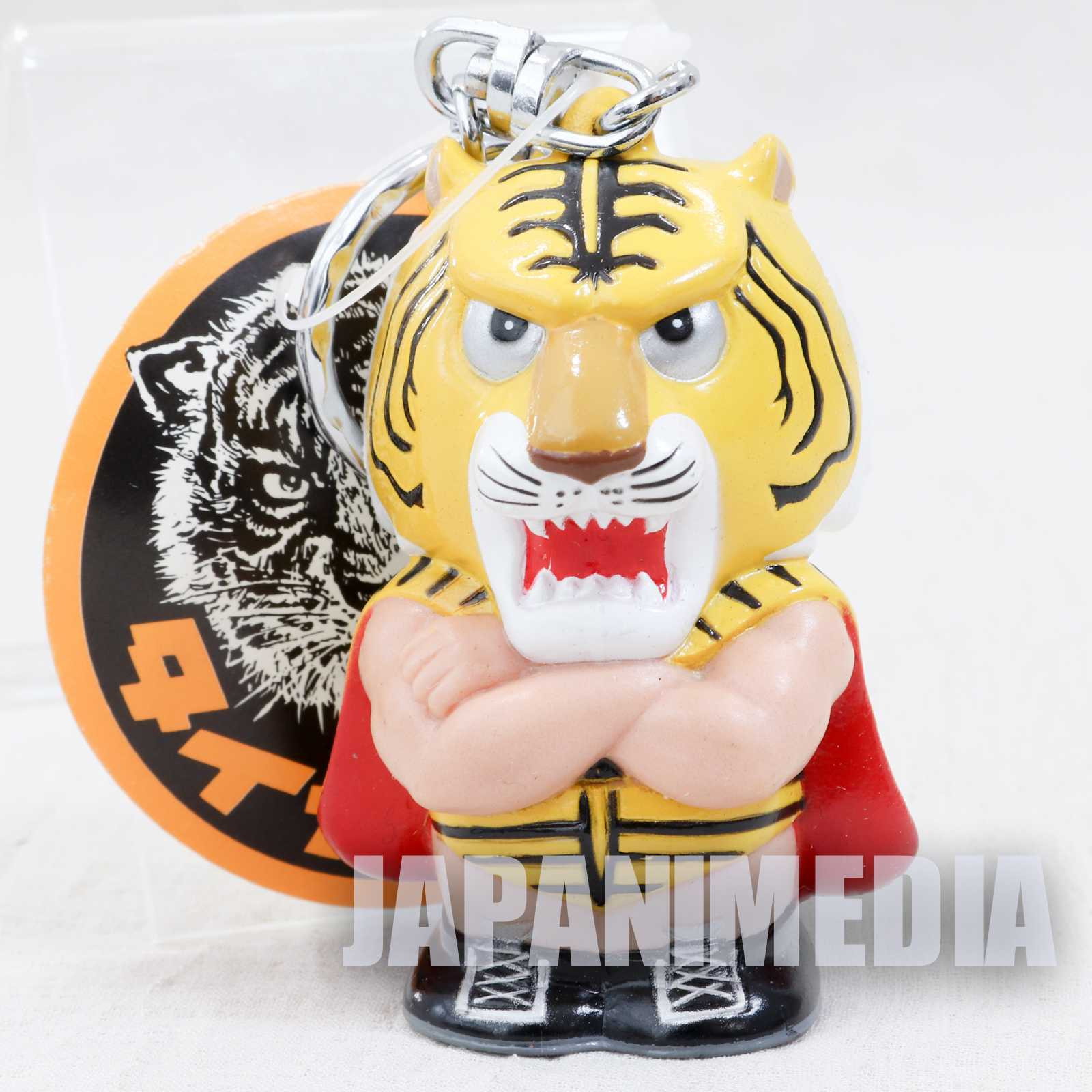 Tiger Mask Mascot Figure Key Chain JAPAN ANIME MANGA Pro Wrestling Japanimedia Store FRONT Tiger Mask Mascot Figure Key Chain JAPAN ANIME MANGA Pro Wrestling Japanimedia Store FRONT