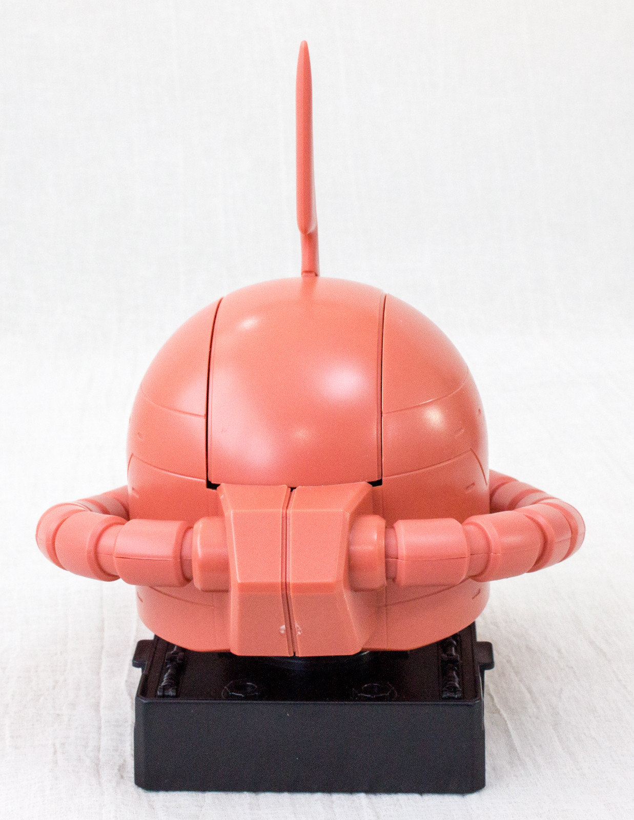 Gundam MS-06S Char Aznable Red Zaku Figure Head Mono-eye Clock JAPAN ANIME