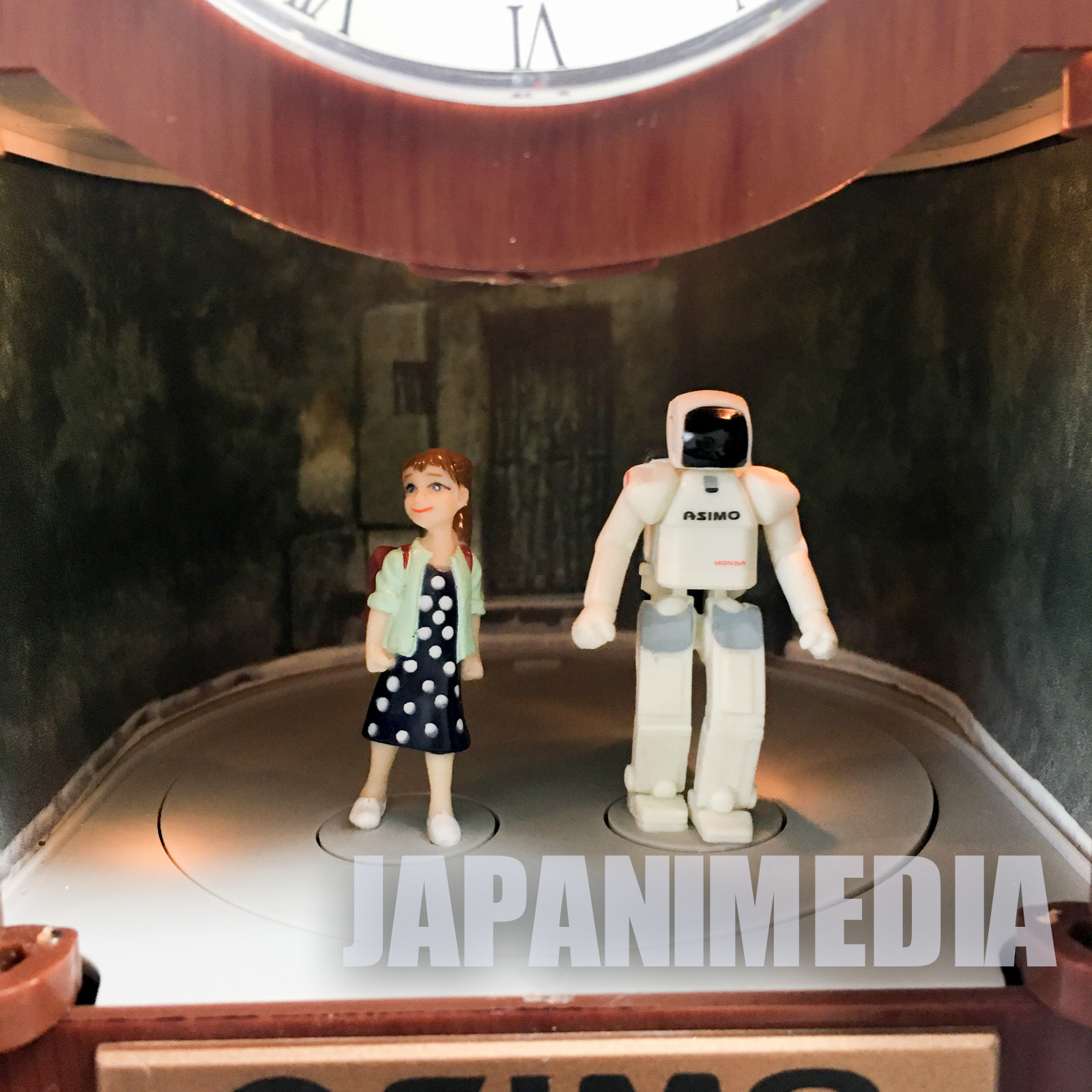 RARE! HONDA Asimo Automaton Marionette Alarm Clock JAPAN