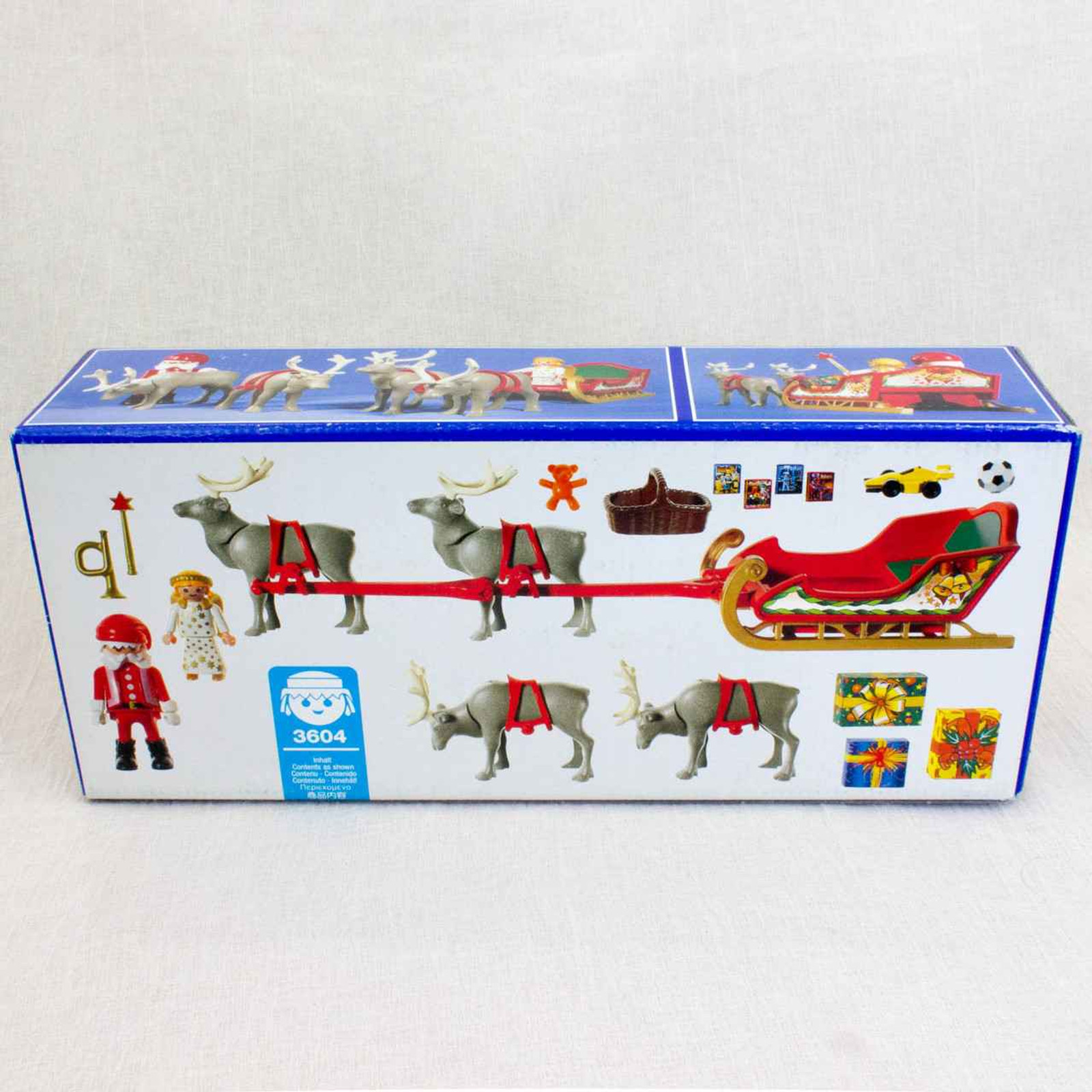 PLAYMOBIL 3604 Santa Claus & Reindeer Magic Sleigh Christmas Playset Japanimedia Store