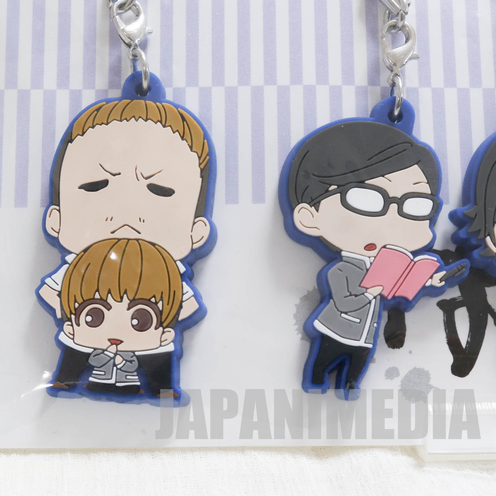 Handa-kun Mascot Rubber Strap 5pc Set [Handa | Aizawa | Reo | Tsutsui | Kawafuji] Square Enix JAPAN ANIME MANGA