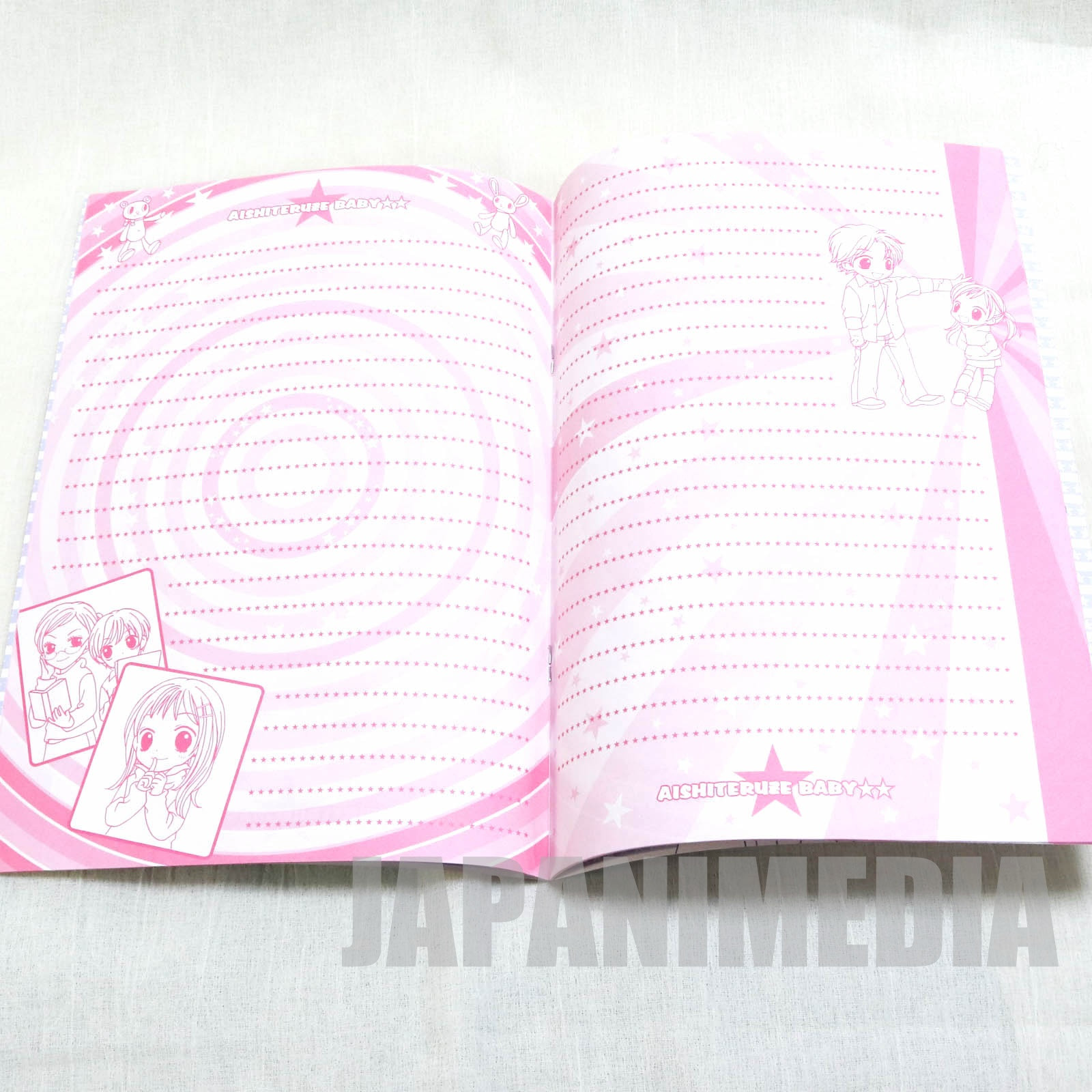 I love you, Baby Notebook JAPAN MANGA