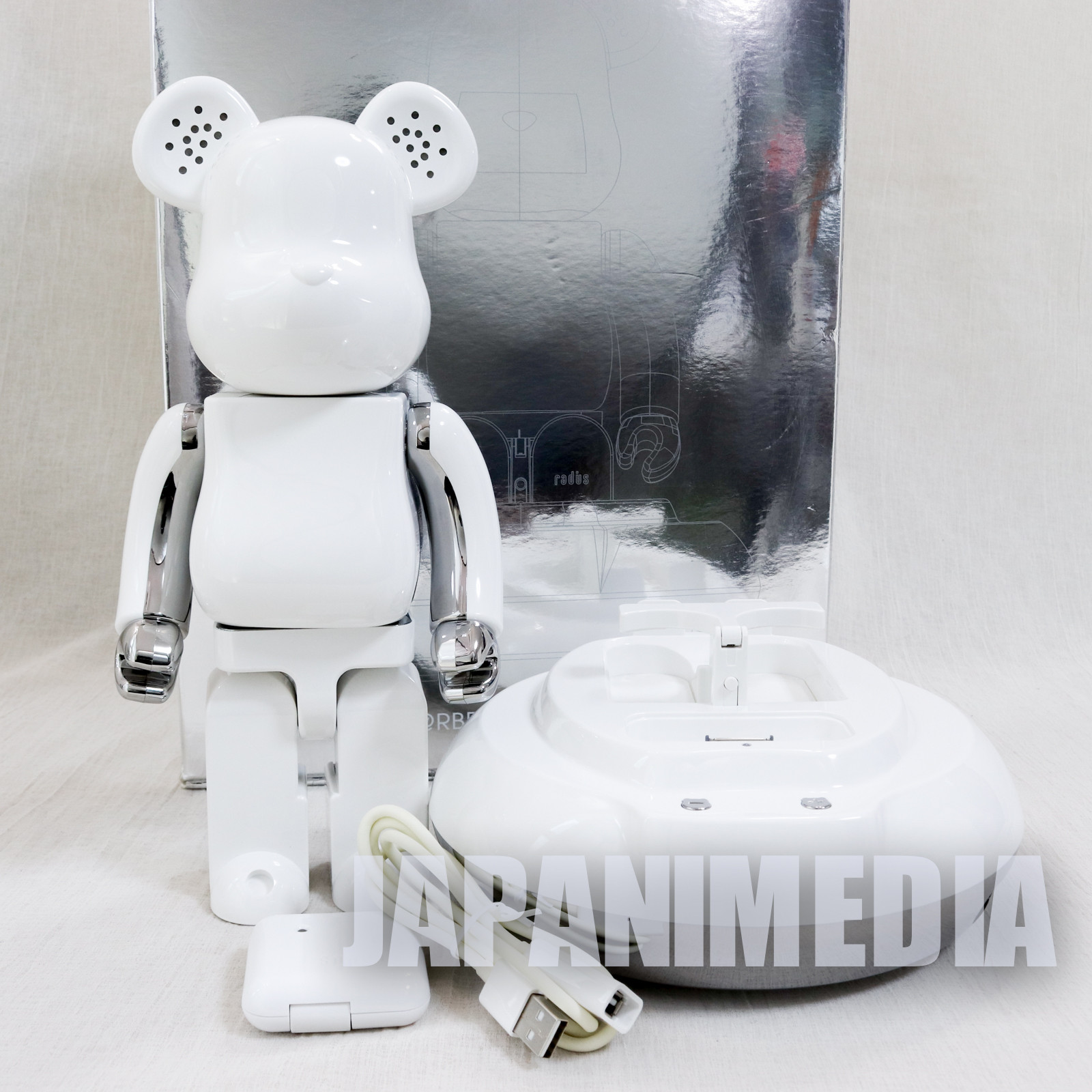 BE@RBRICK Speaker System White SP-BBF31W Medicom Toy Bearbrick