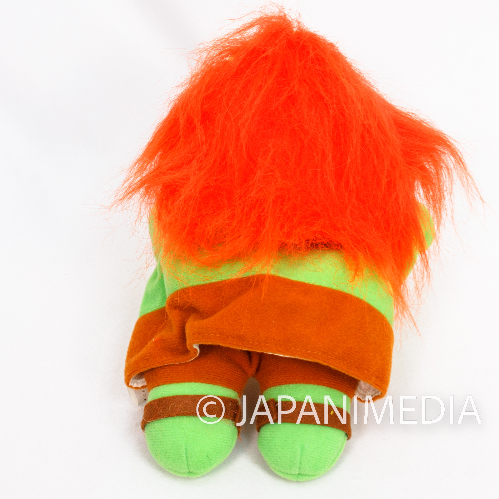 Street Fighter 2 Blanka Hand Puppet Plush Doll Capcom Character JAPAN GAME