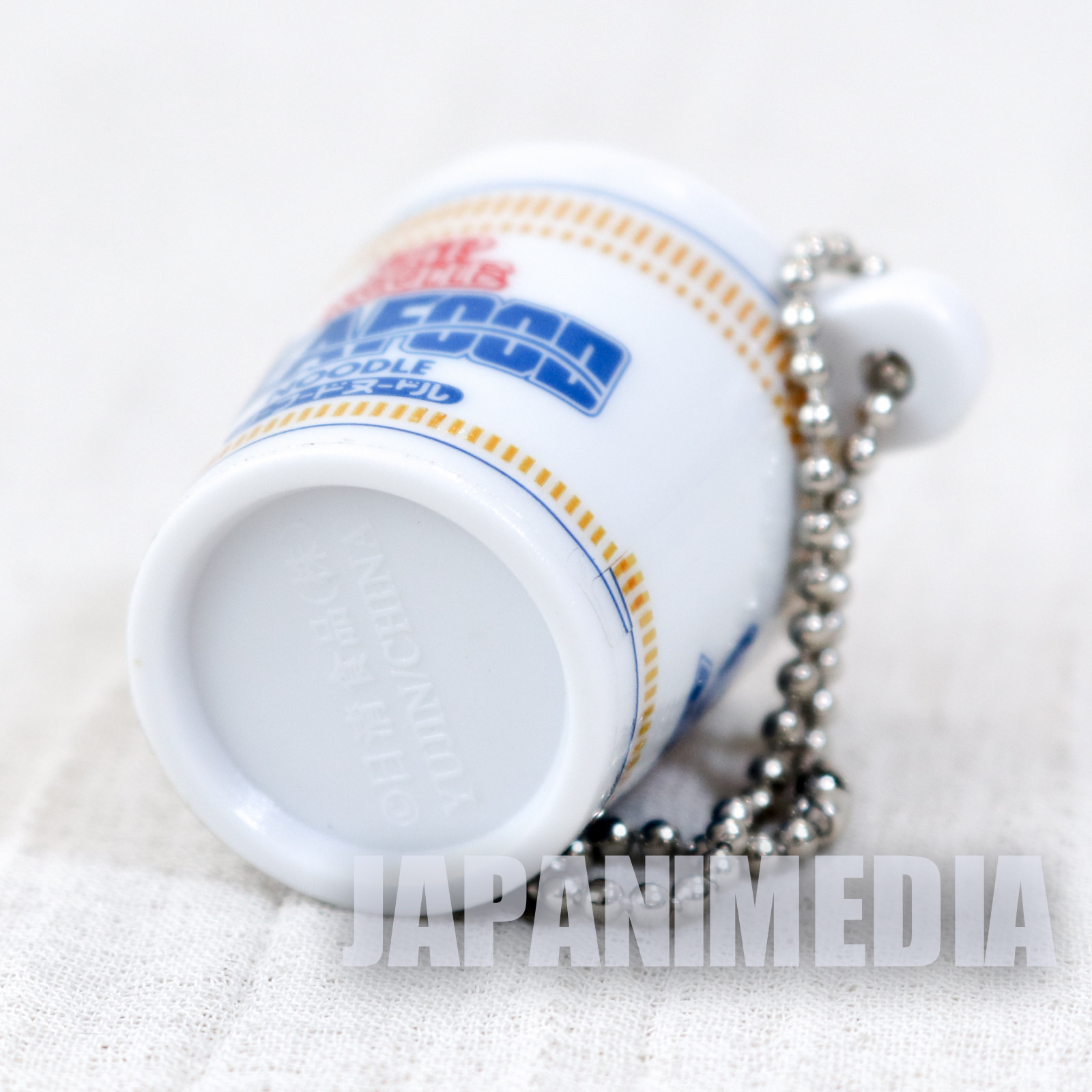 Nissin Cup Noodle Seafood Miniature Mascot Figure Ballchain JAPAN