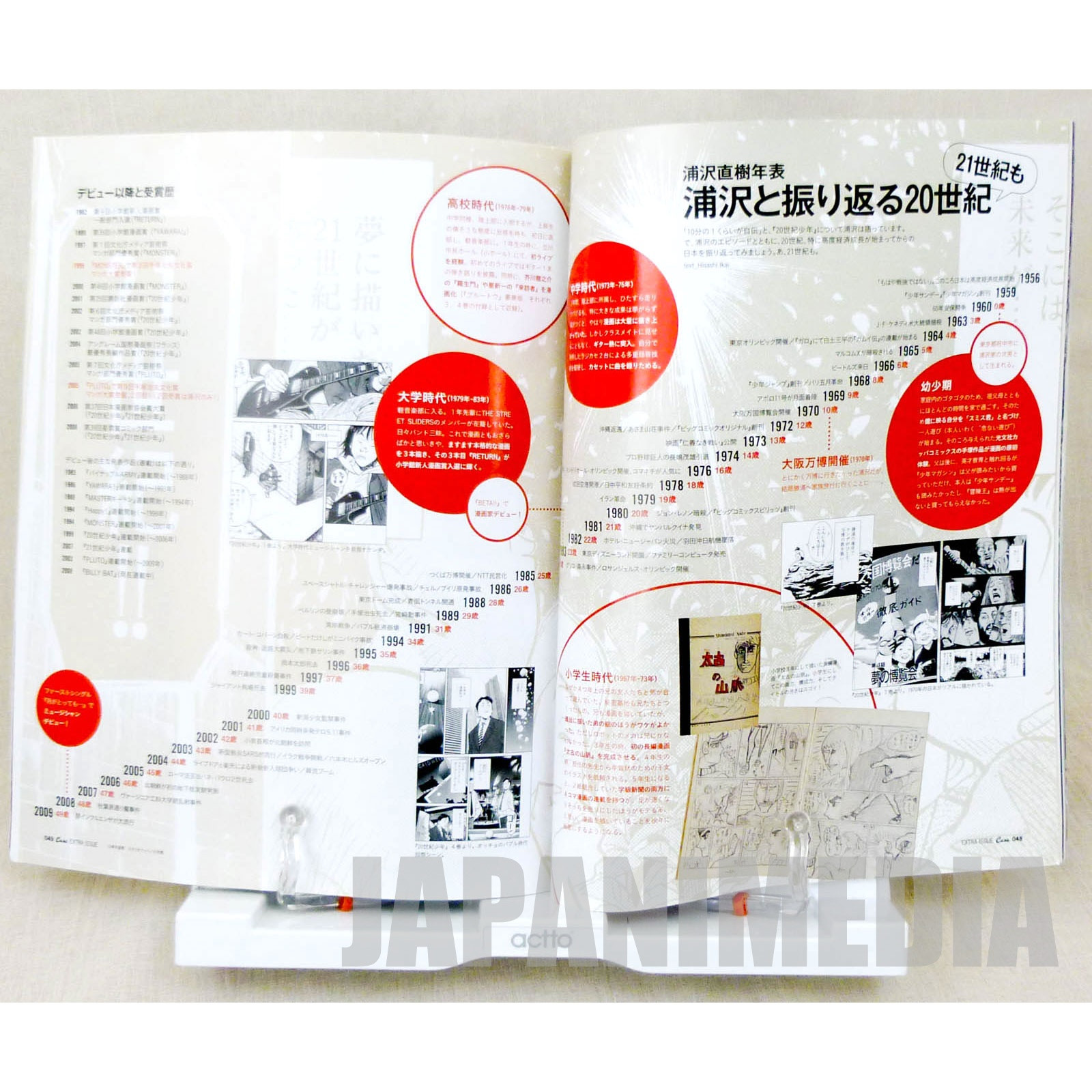 Case Brutus Extra Issue Naoki Urasawa's Mega Creation! with Poster Magazine House Mook JAPAN