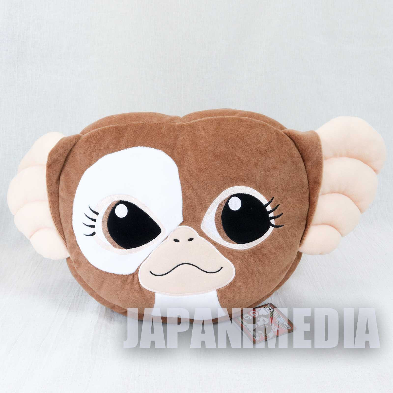 Gremlins Gizmo Face type Cushion Plush Doll Japanimedia Store FRONT Gremlins Gizmo Face type Cushion Plush Doll Japanimedia Store FRONT