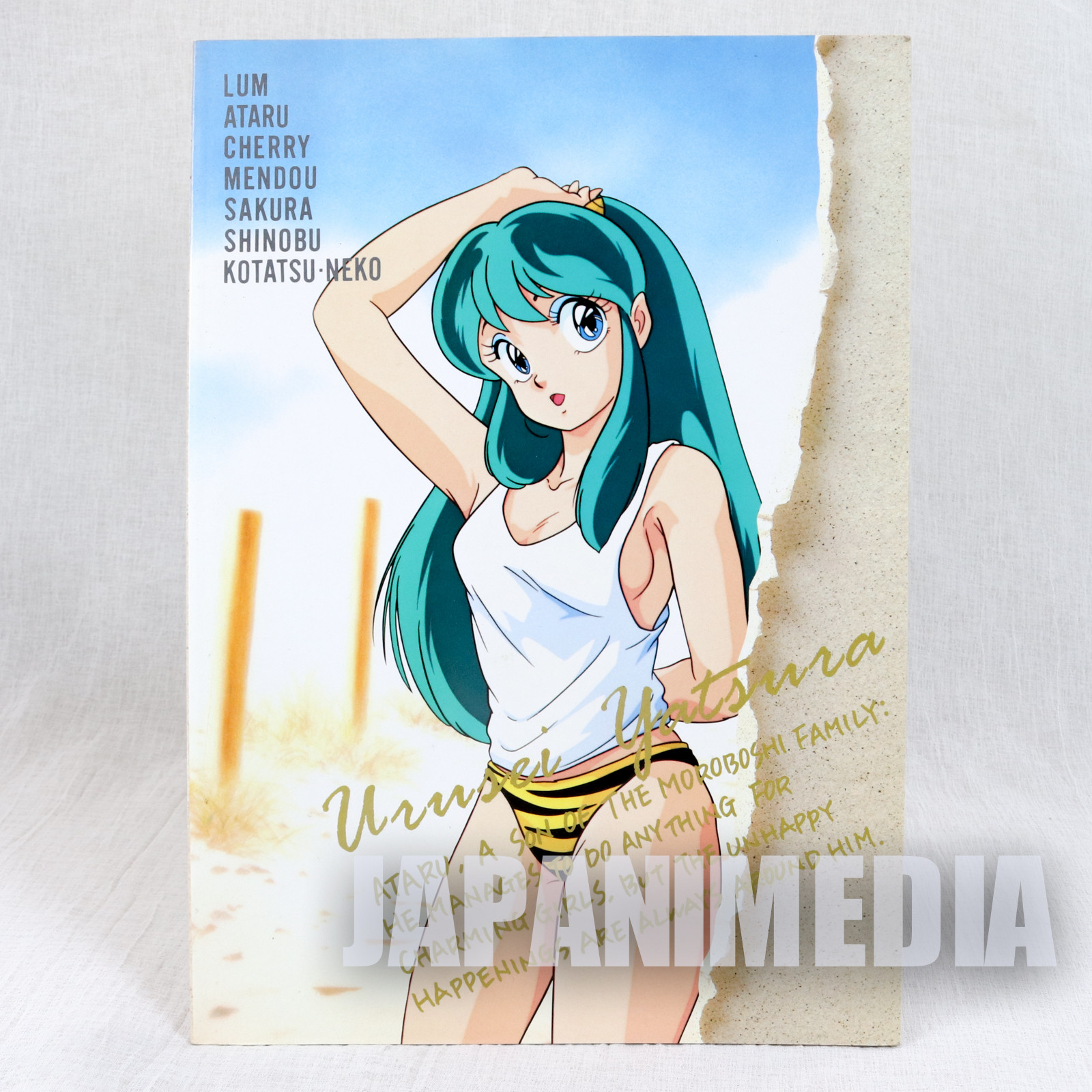 Retro Urusei Yatsura LUM Sticker Sheet Movic JAPAN ANIME