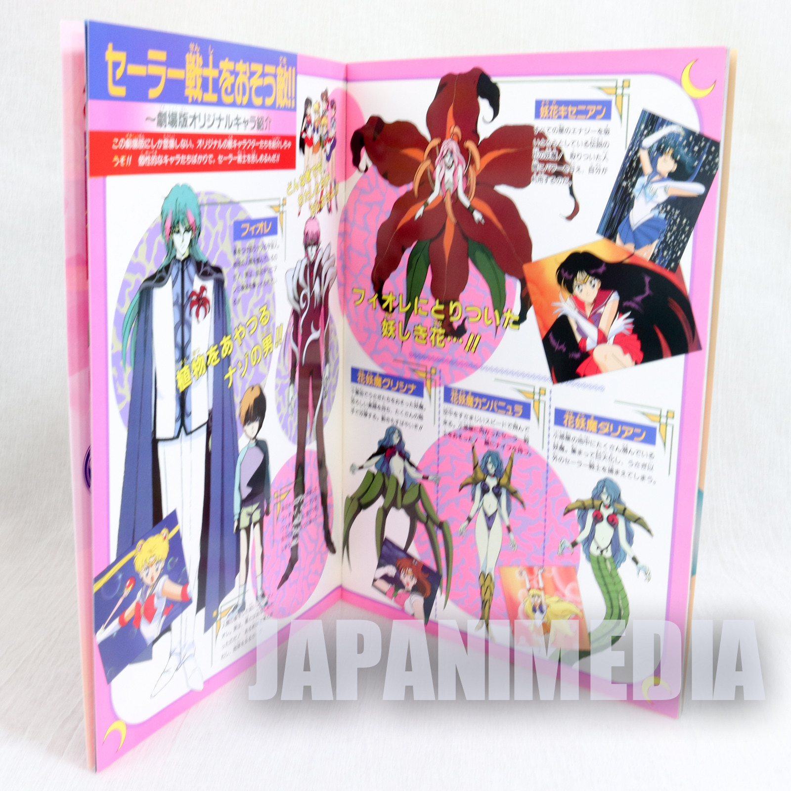 Sailor Moon R Tsuyoshi Shikkari Shinasai Movie Program Art Book JAPAN ANIME