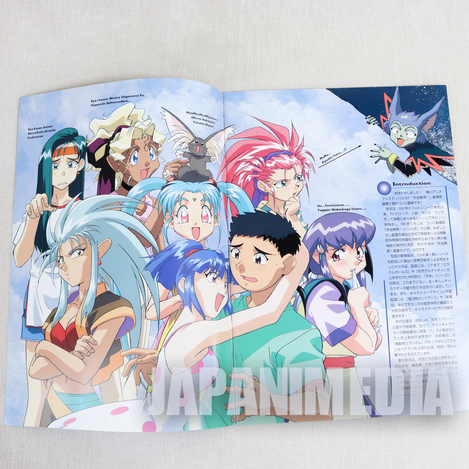 Tenchi Muyo Manatsu no Eve Movie 1997 Program Art Book JAPAN ANIME