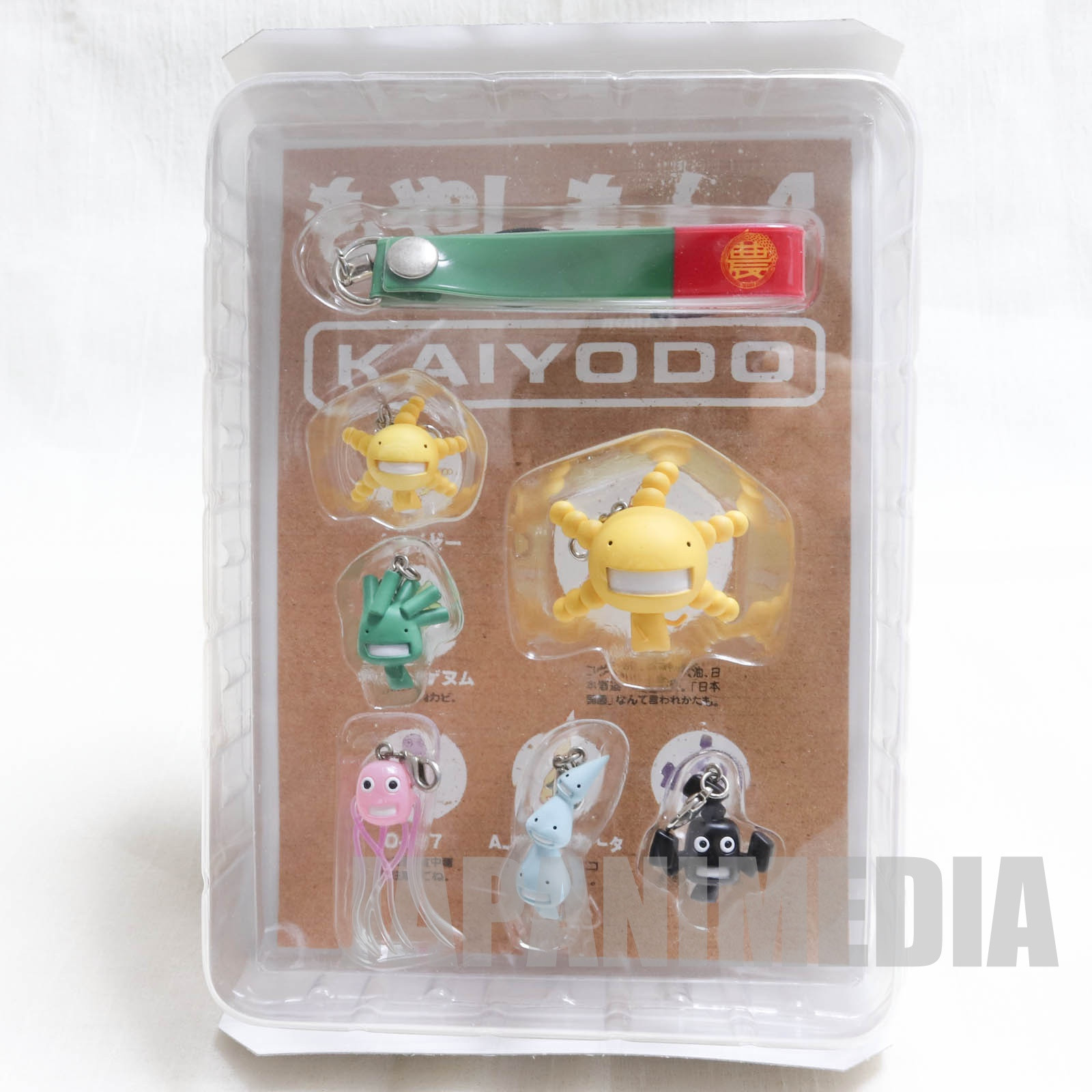 Moyashimon : Tales of Agriculture  Mascot Figure 6pc set strap [Aspergillus oryzae | Penicillium chrysogenum | O-157 | Alternaria alternata | Cladosporium trichoides] KAIYODO JAPAN MANGA