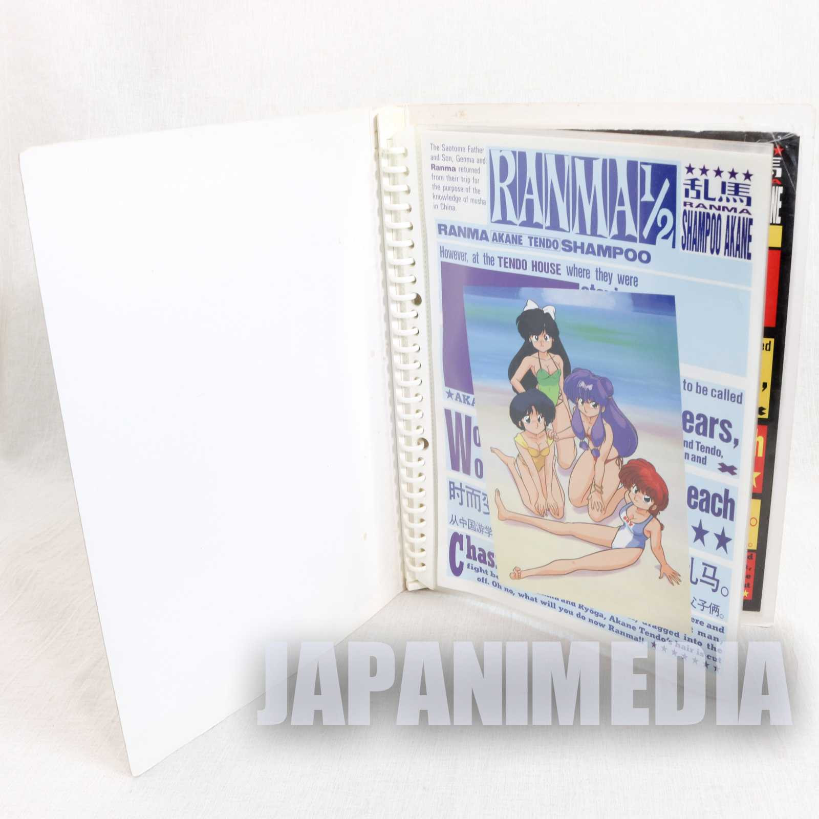 Retro Ranma 1/2 Binder For B5 Loose-leaf JAPAN ANIME RUMIKO TAKAHASHI Japanimedia Store