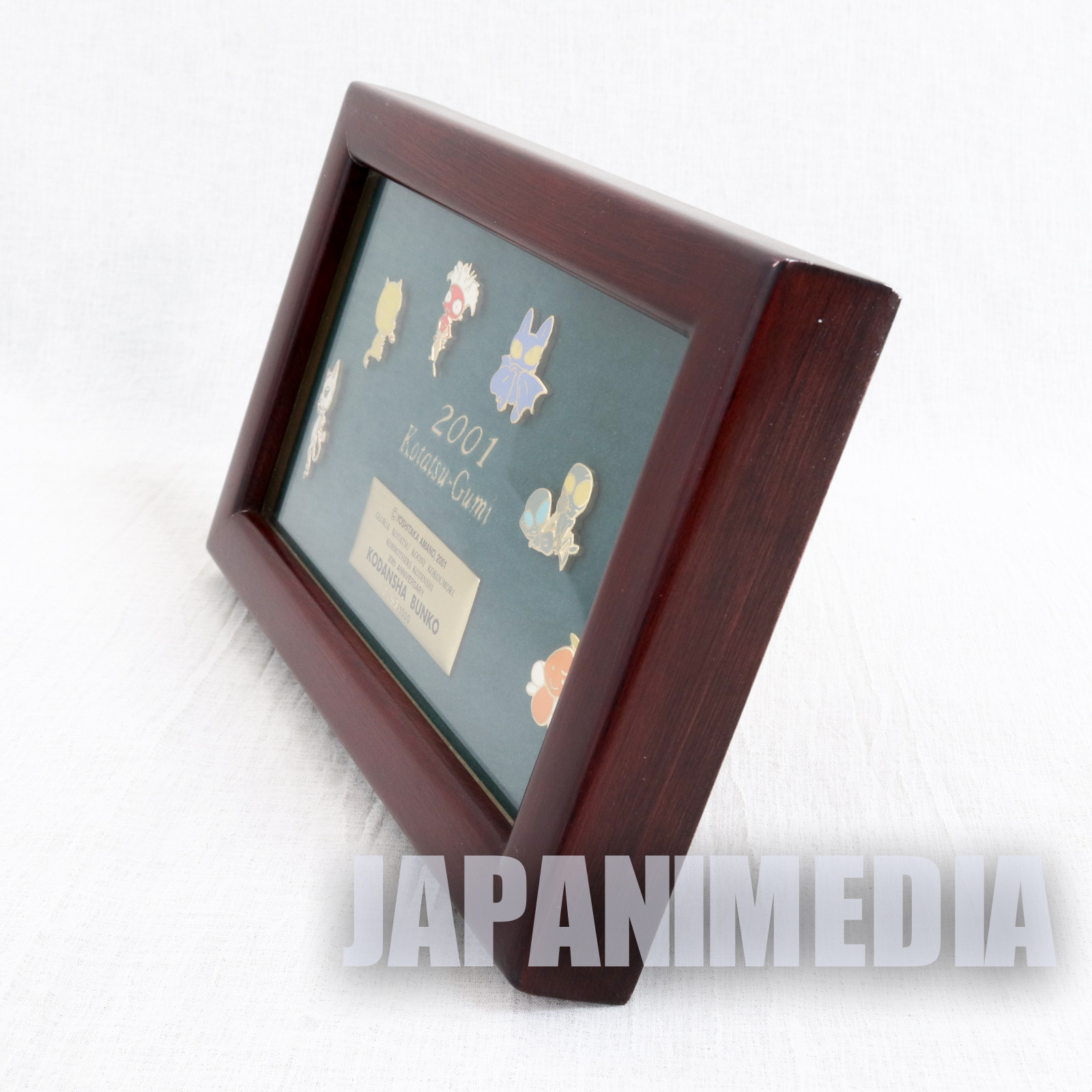 Yoshitaka Amano Kotatsu-Gumi Metal Pins w/Frame JAPAN GAME FINAL FANTASY