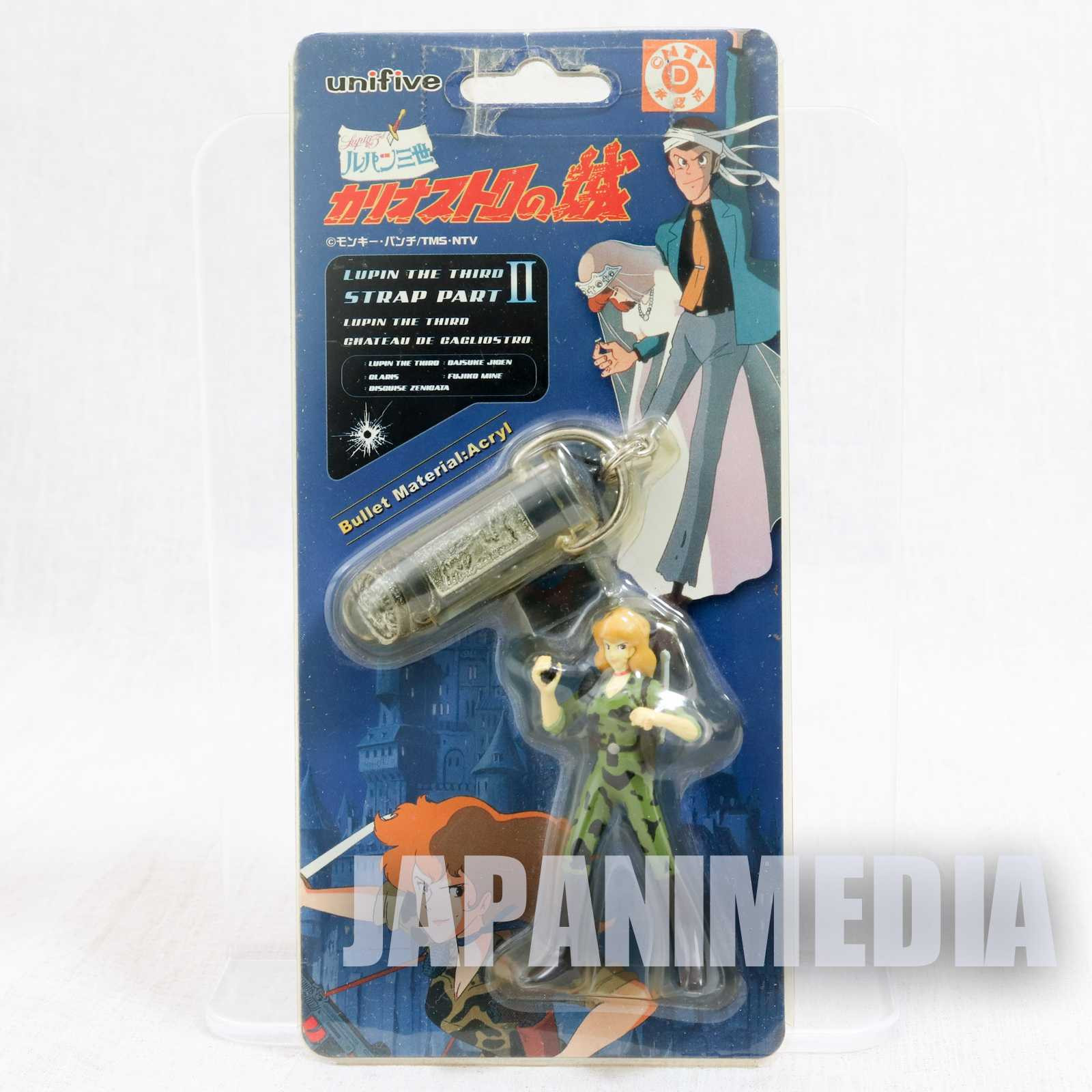 Lupin the Third (3rd) Castle of Cagliostro FUJIKO MINE and Bullet Figure Strap Japanimedia Store