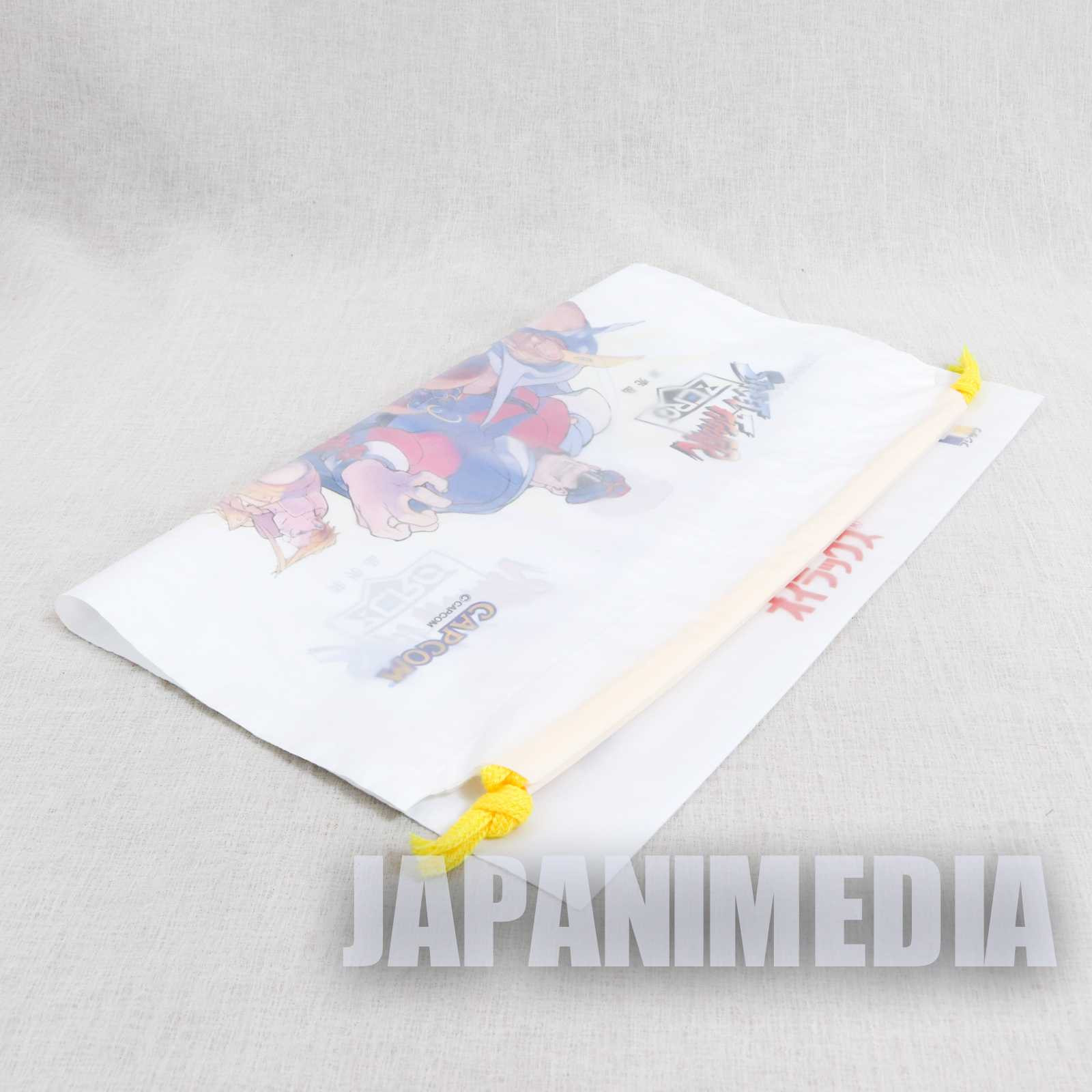 Street Fighter Zero Promotion Vinyl Drawstring Bag #1 JAPAN GAME ALPHA Japanimedia Store