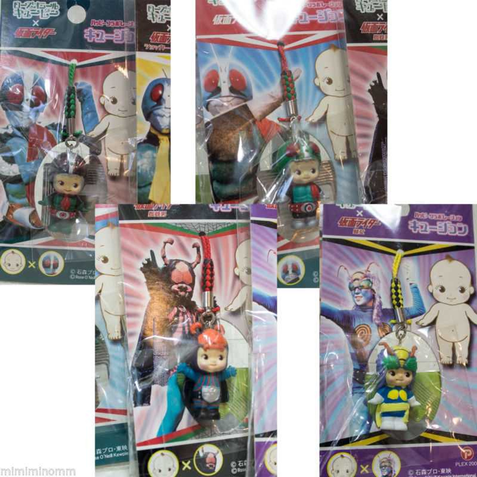 Set of 4 Kamen Rider Rose O'neill Kewpie Kewsion Figure Strap JAPAN ANIME Japanimedia Store FRONT Set of 4 Kamen Rider Rose O'neill Kewpie Kewsion Figure Strap JAPAN ANIME Japanimedia Store FRONT