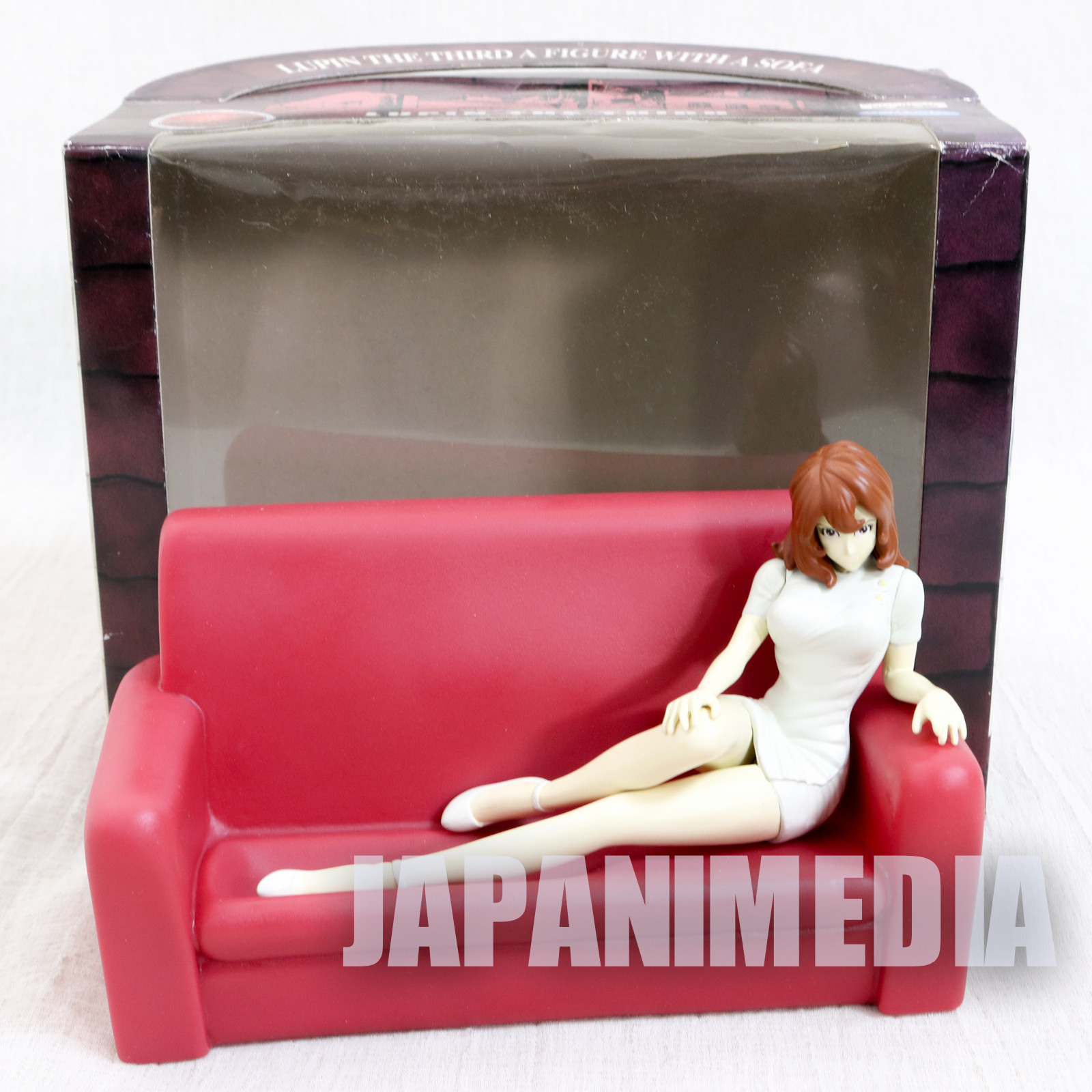 Lupin the Third (3rd) Fujiko Mine on Sofa Figure Cell Phone Stand Banpresto