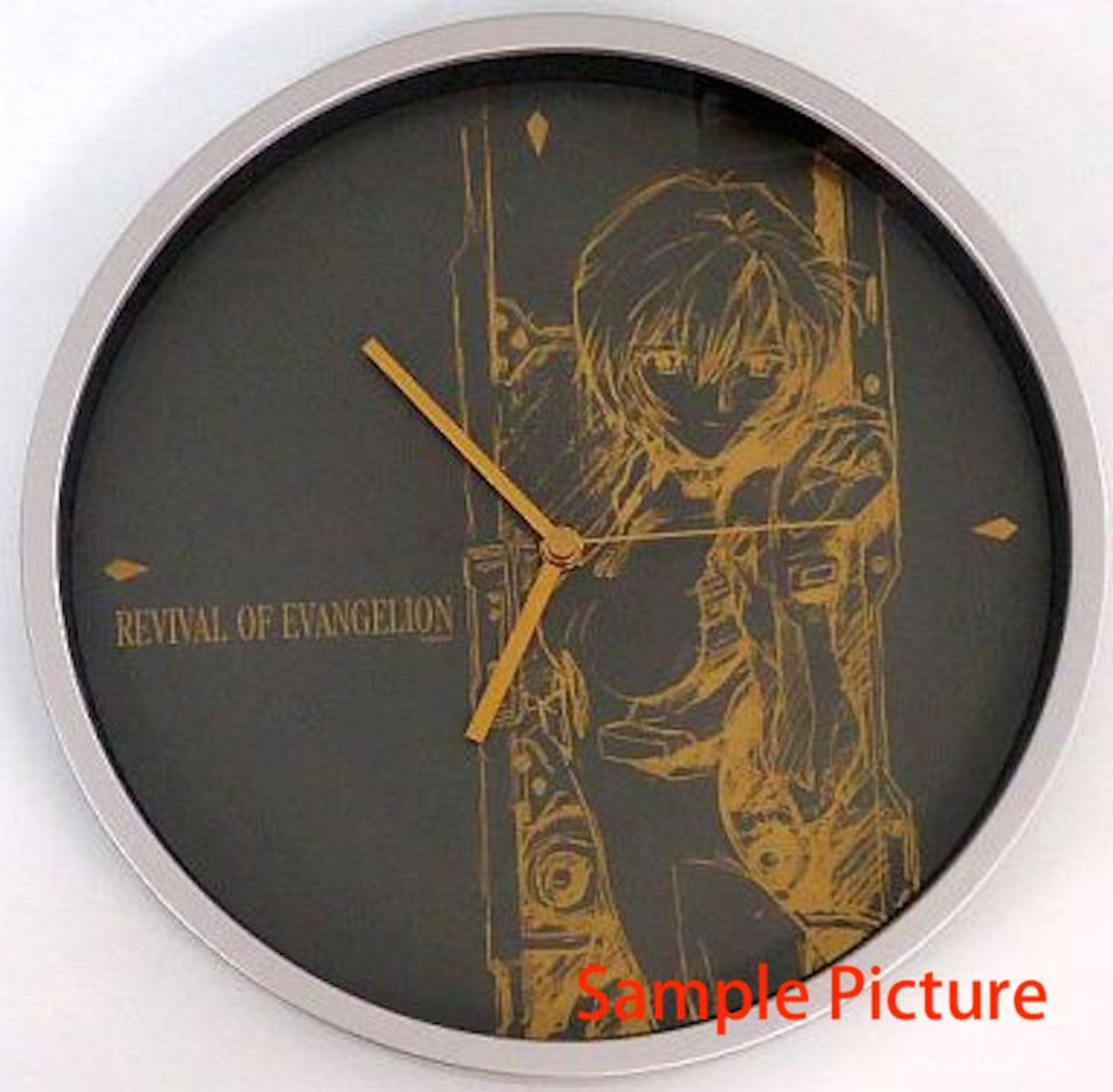 RARE! Revival of Evangelion Rei Ayanami Wall Clock JAPAN ANIME MANGA