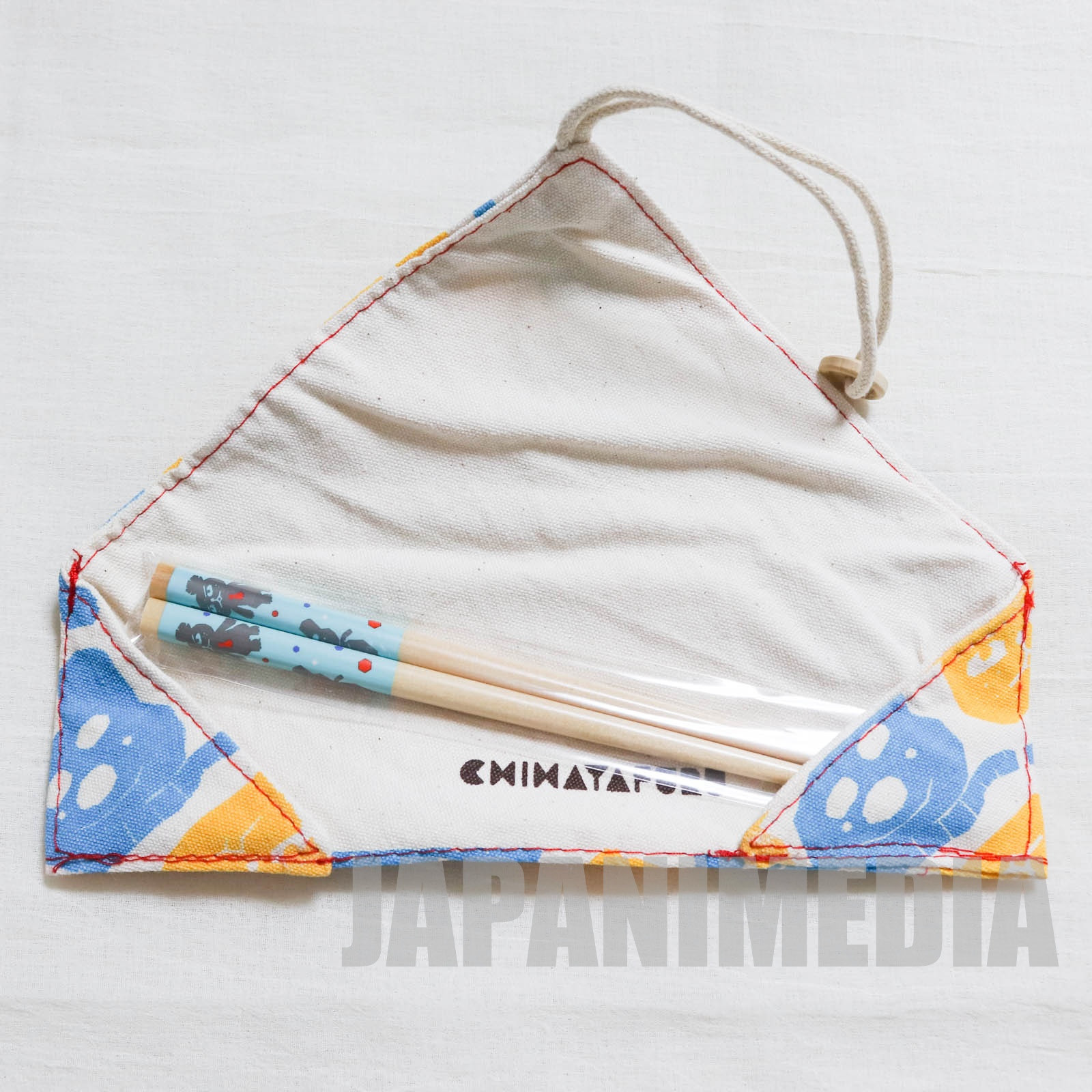 Chihayafuru Daddy Bear & Snowmaru Chopsticks & Cloth case JAPAN ANIME