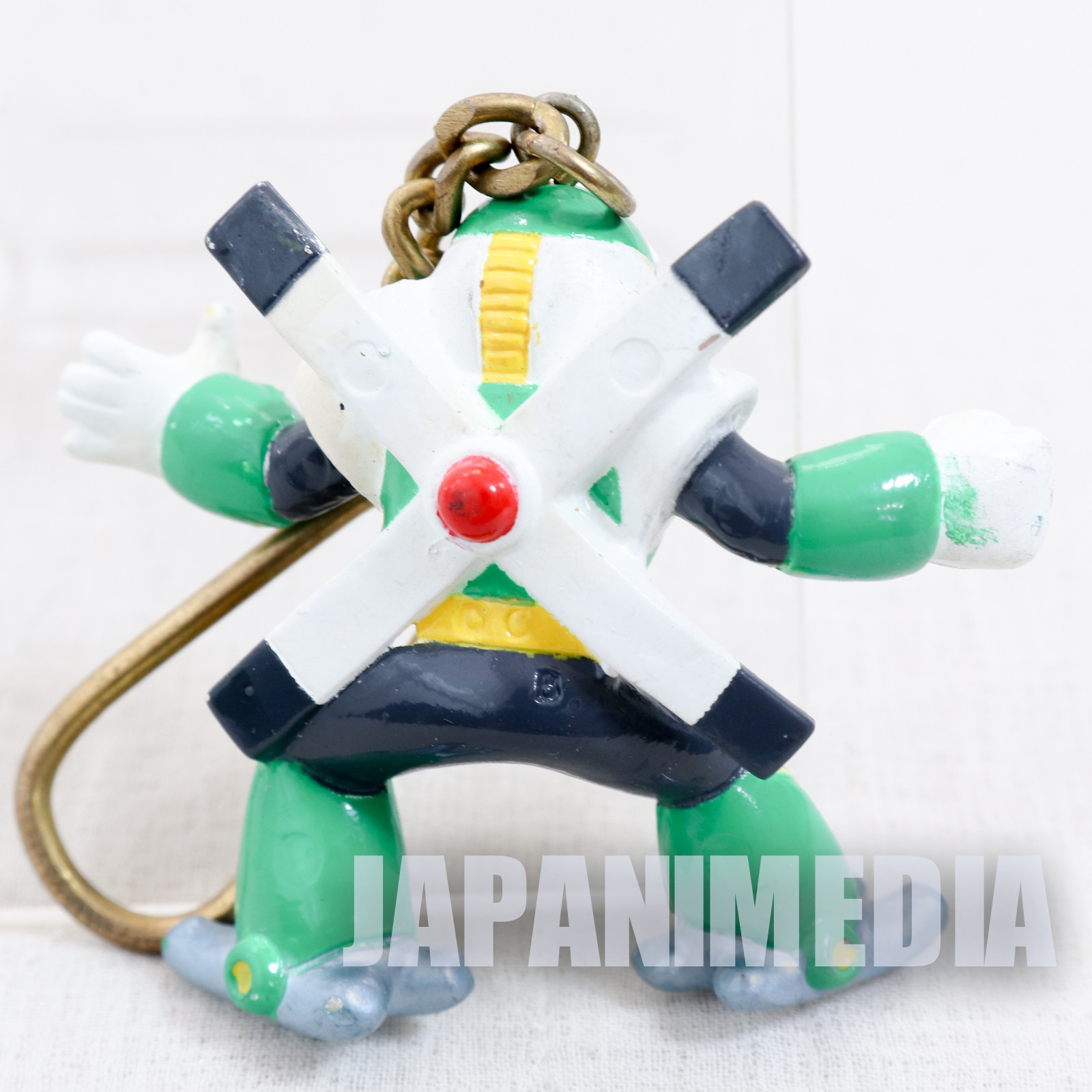 MEGAMAN 5 Gyro man Figure Keychain JAPAN GAME CAPCOM ROCKMAN