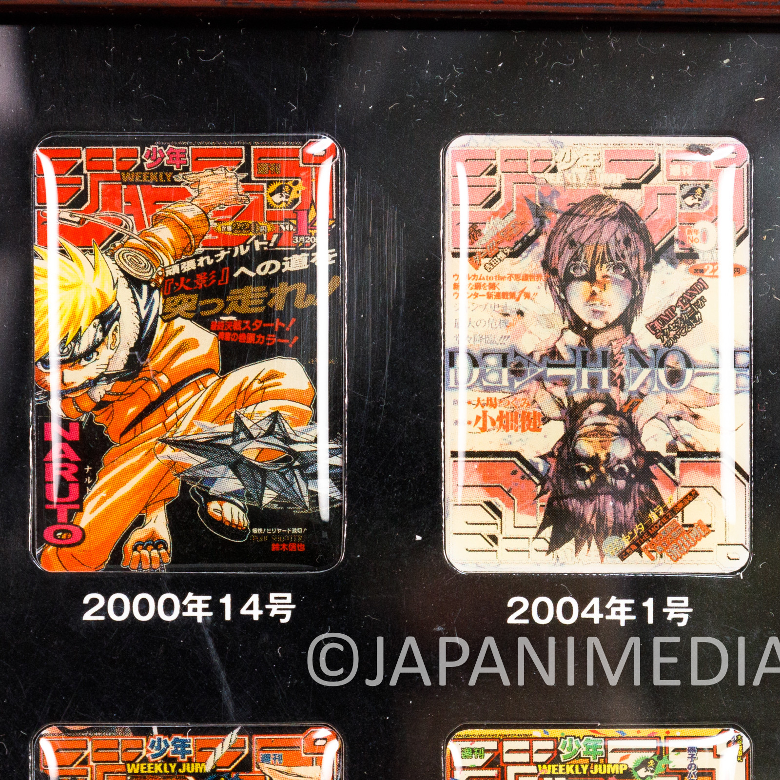 Weekly Shonen Jump Exhibition 2000s Jacket Pins Set 50th Anniversary Limited Display Frame Japanimedia Store 4
