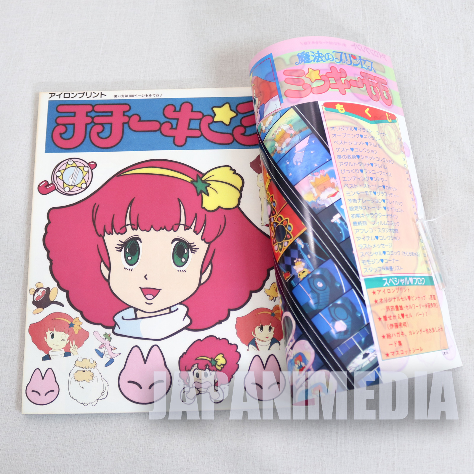Magical Princess Minky Momo Fanroad #2 Illustration Art Book JAPAN ANIME