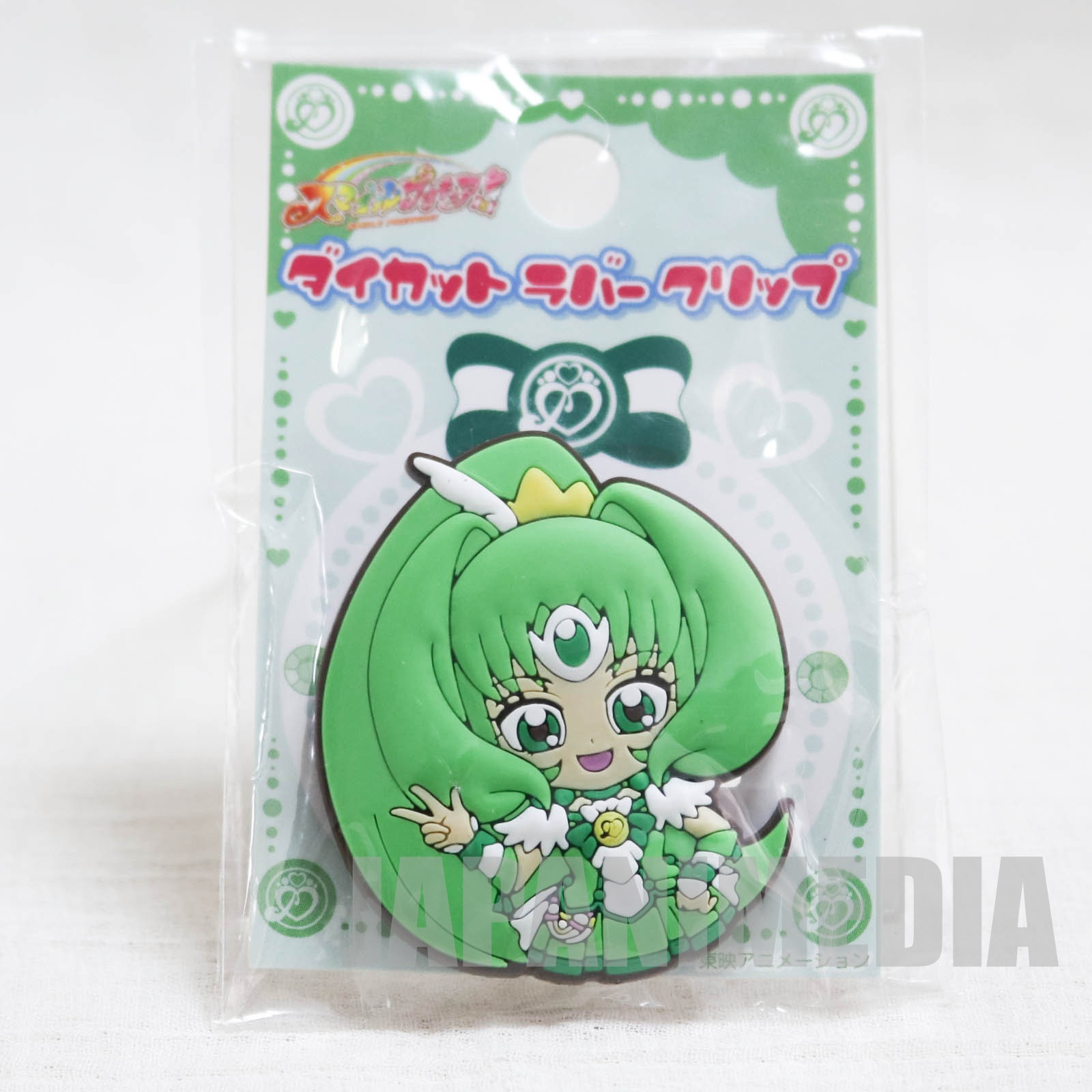 Smile PreCure! Cure March Die cut rubber clip JAPAN ANIME