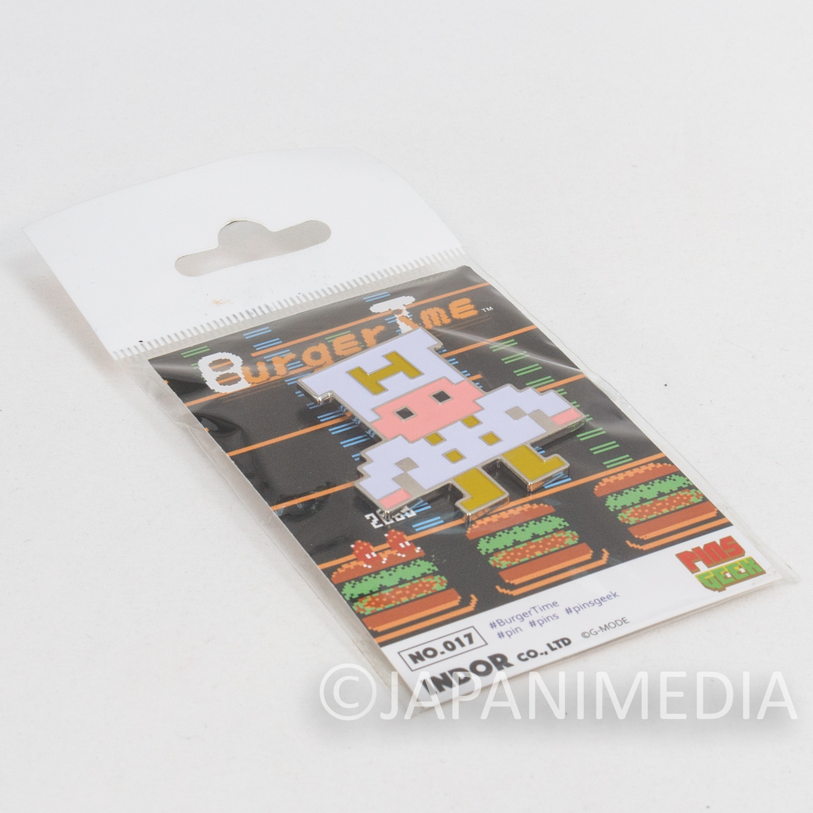 Burger Time Metal Pins JAPAN GAME NES FAMICOM