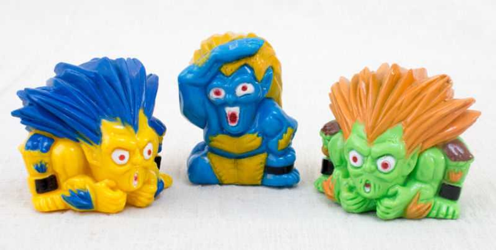 Set of 3 Street Fighter 2 Blanka Puppet Doll Figure Capcom Character JAPAN GAME Japanimedia Store FRONT Set of 3 Street Fighter 2 Blanka Puppet Doll Figure Capcom Character JAPAN GAME Japanimedia Store FRONT