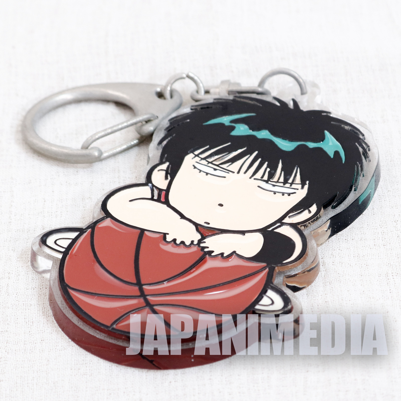 Retro Slam Dunk Kaede Rukawa Mascot Acrylic Keychain Shonen Jump ANIME MANGA