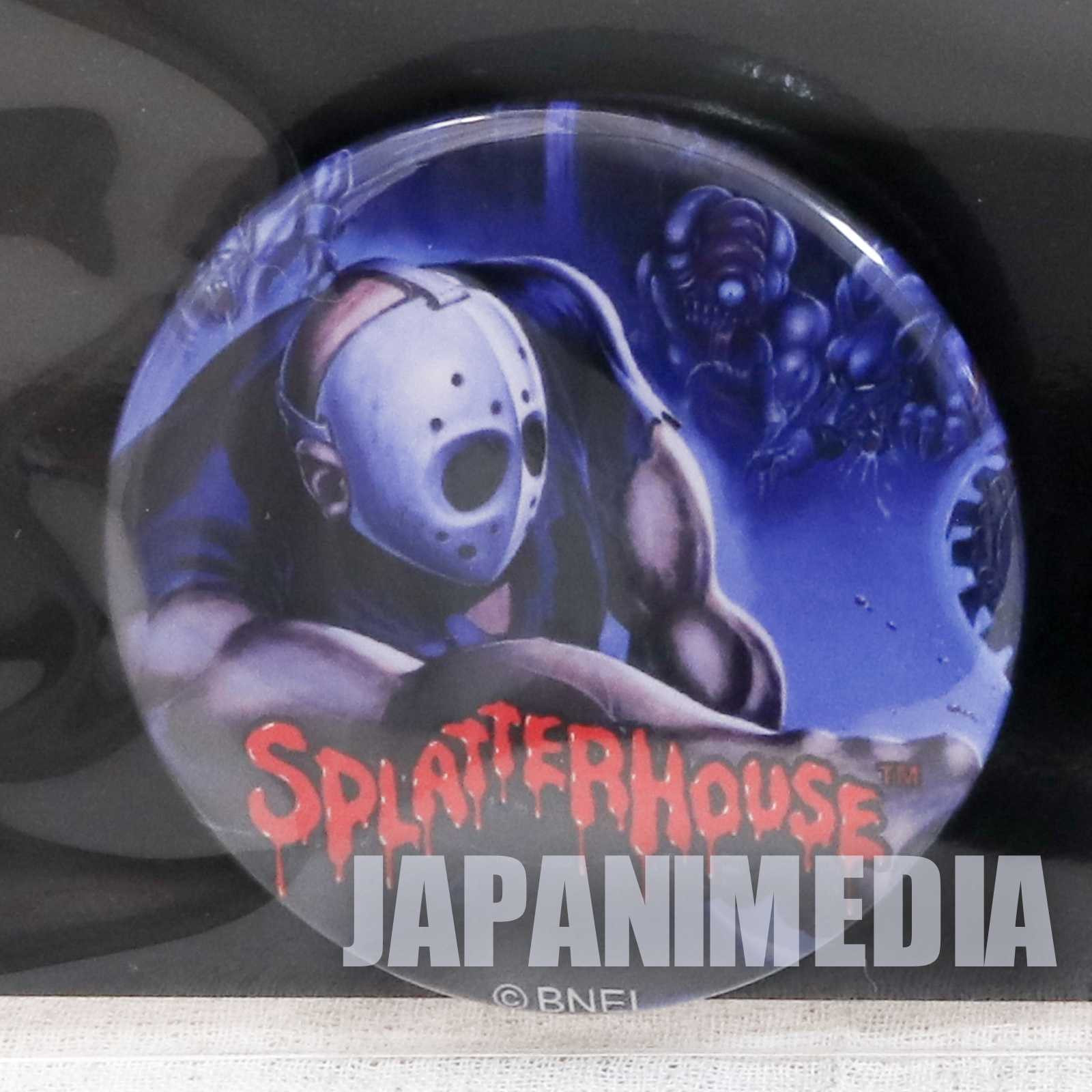 Namco Button Badge Pins 3pc Set Mappy Splatterhouse Baraduke JAPAN NES FAMICOM Japanimedia Store