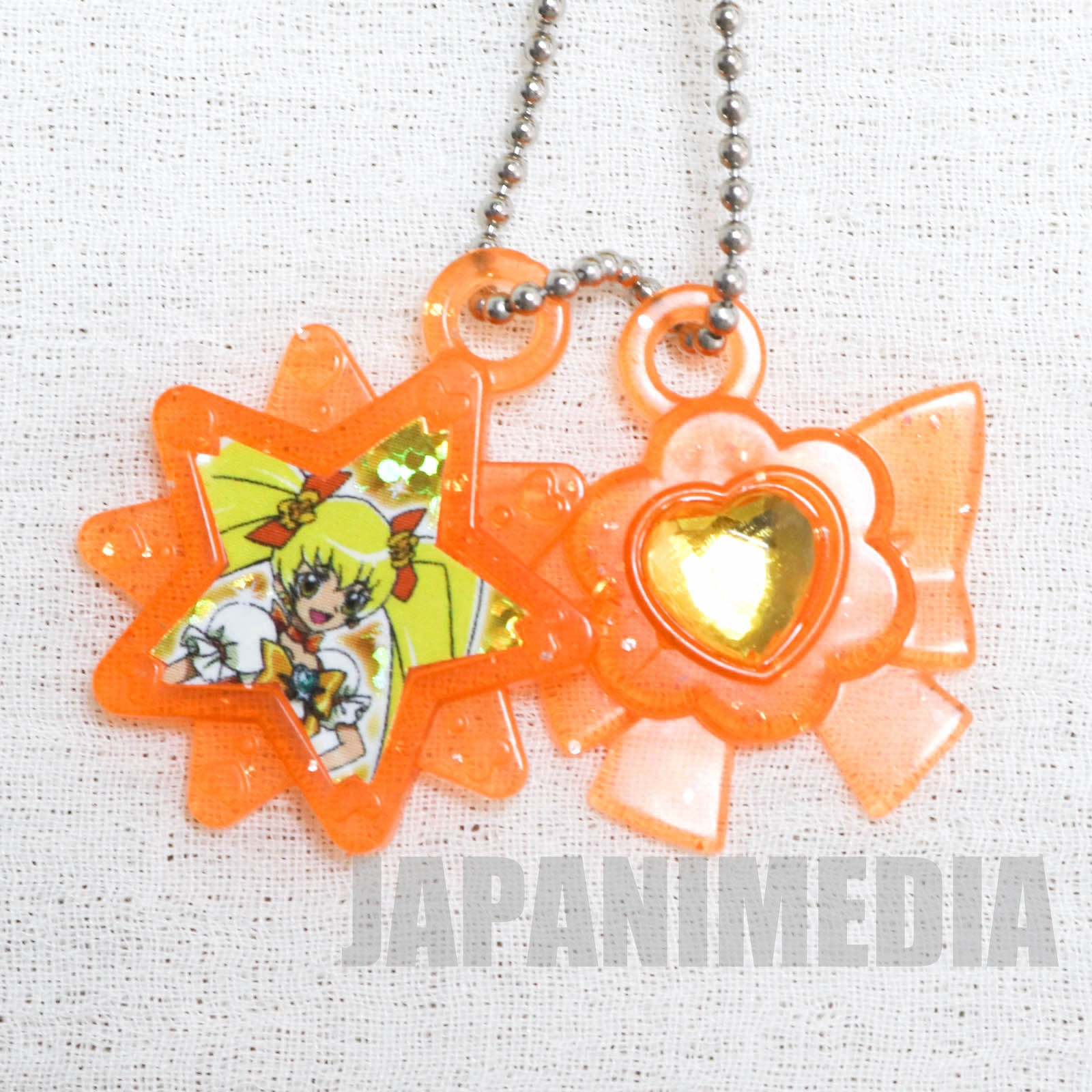 HeartCatch PreCure! Cure Sunshine PreCure Charm mascot Figure Keychain JAPAN ANIME