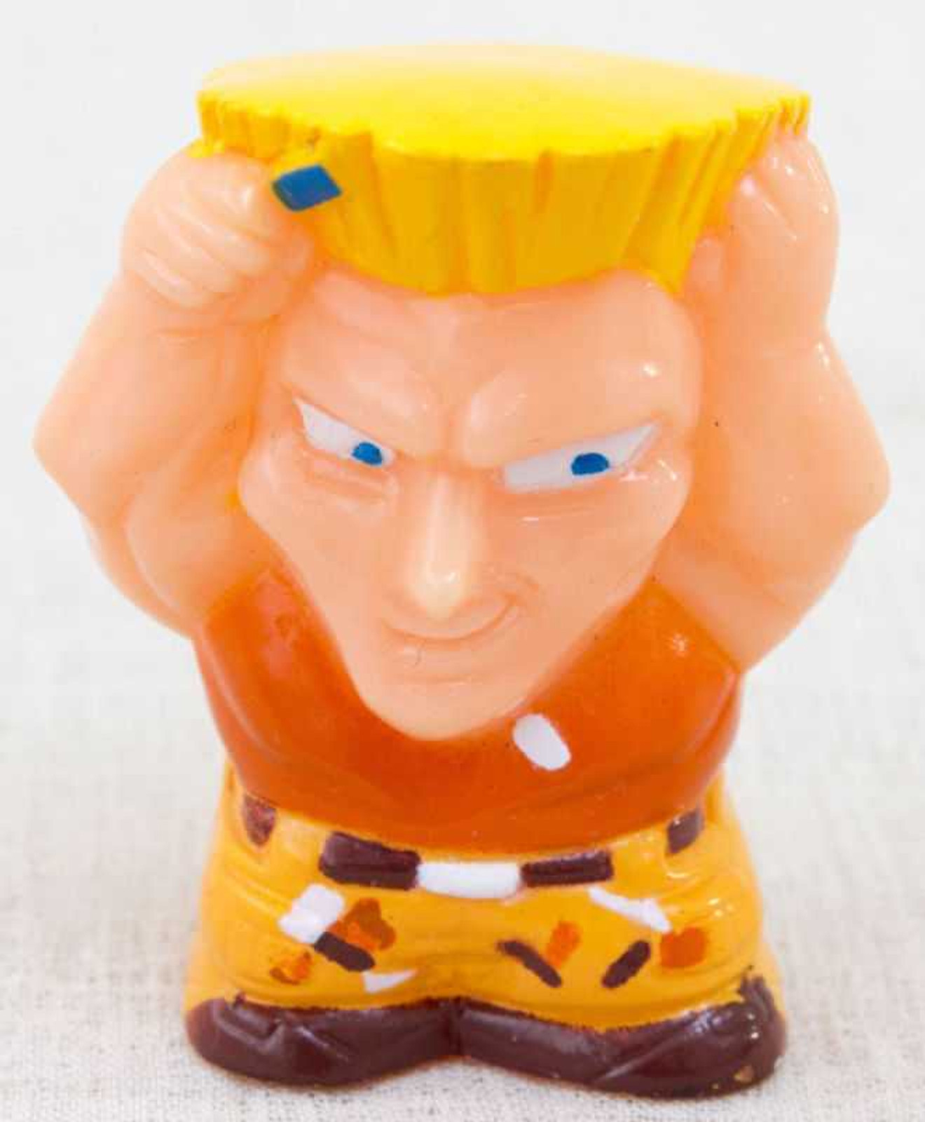 Set of 3 Street Fighter 2 Guile Puppet Doll Figure Capcom Character JAPAN GAME