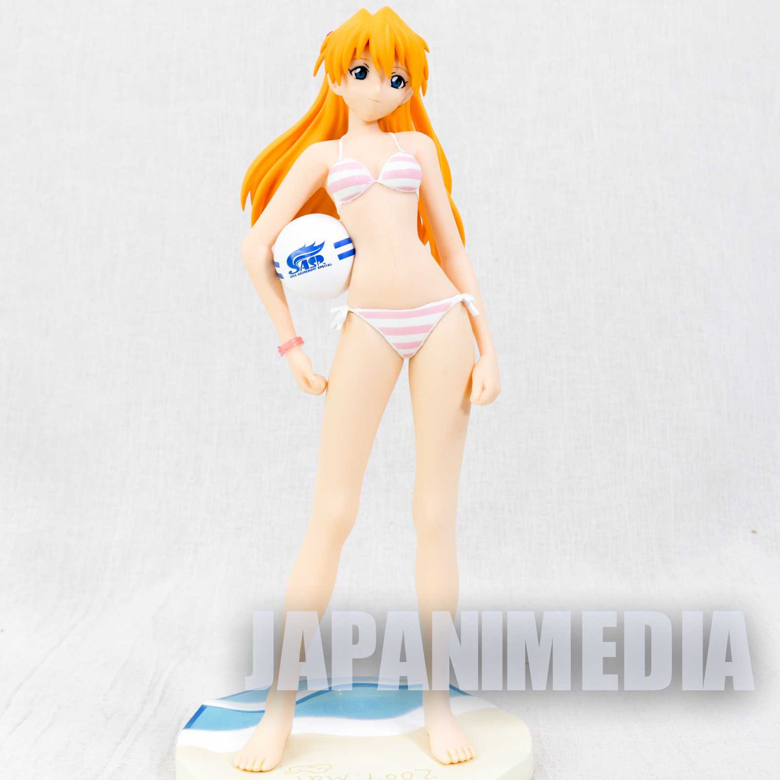 Evangelion Asuka Langley Pink Stripe Bikini Swim Suit Figure SEGA JAPAN ANIME Japanimedia Store