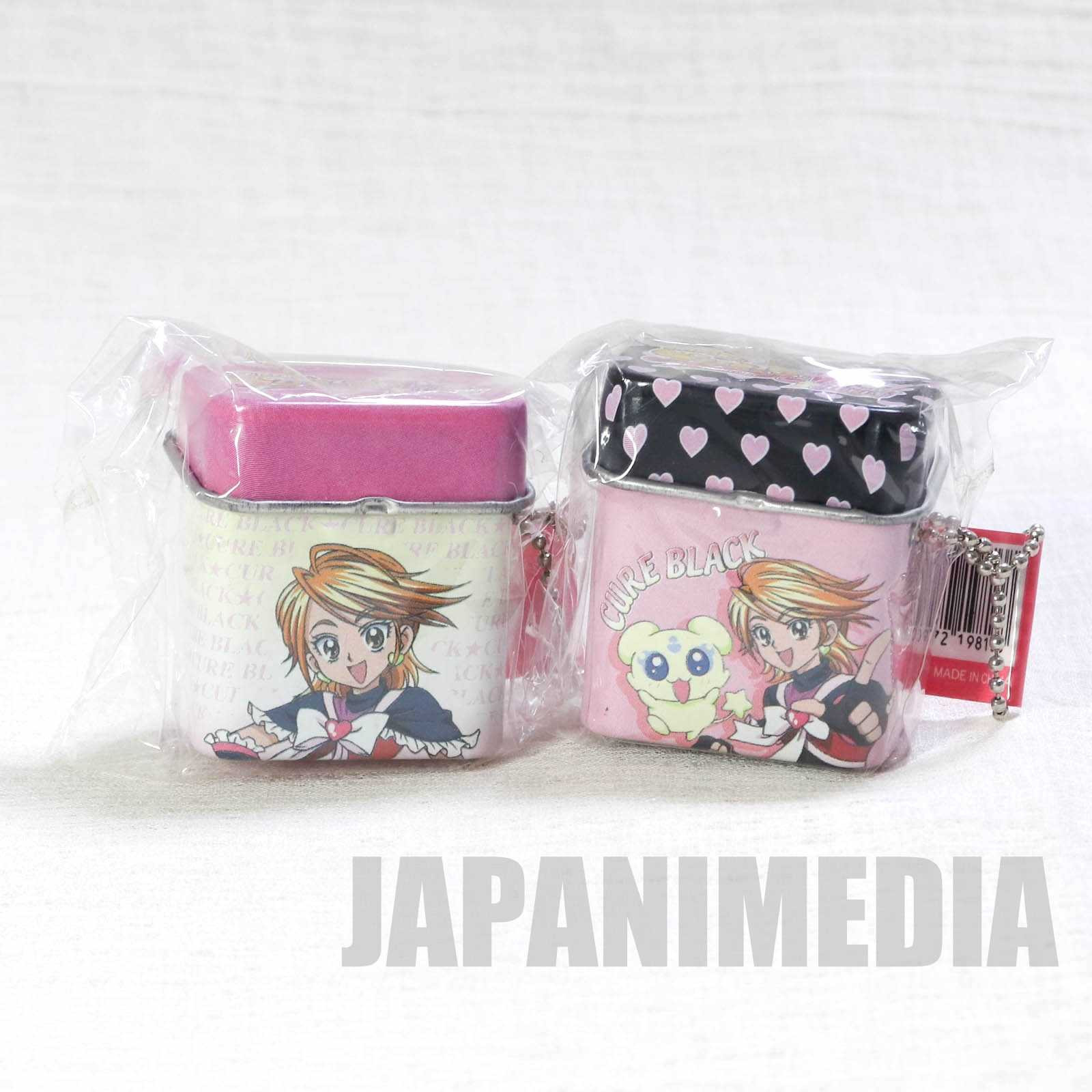 RARE!! Futari wa Pretty Cure Max Heart Cure Brack & Mepple Micro Can Ball keychain 2pc set JAPAN Japanimedia Store FRONT RARE!! Futari wa Pretty Cure Max Heart Cure Brack & Mepple Micro Can Ball keychain 2pc set JAPAN Japanimedia Store FRONT