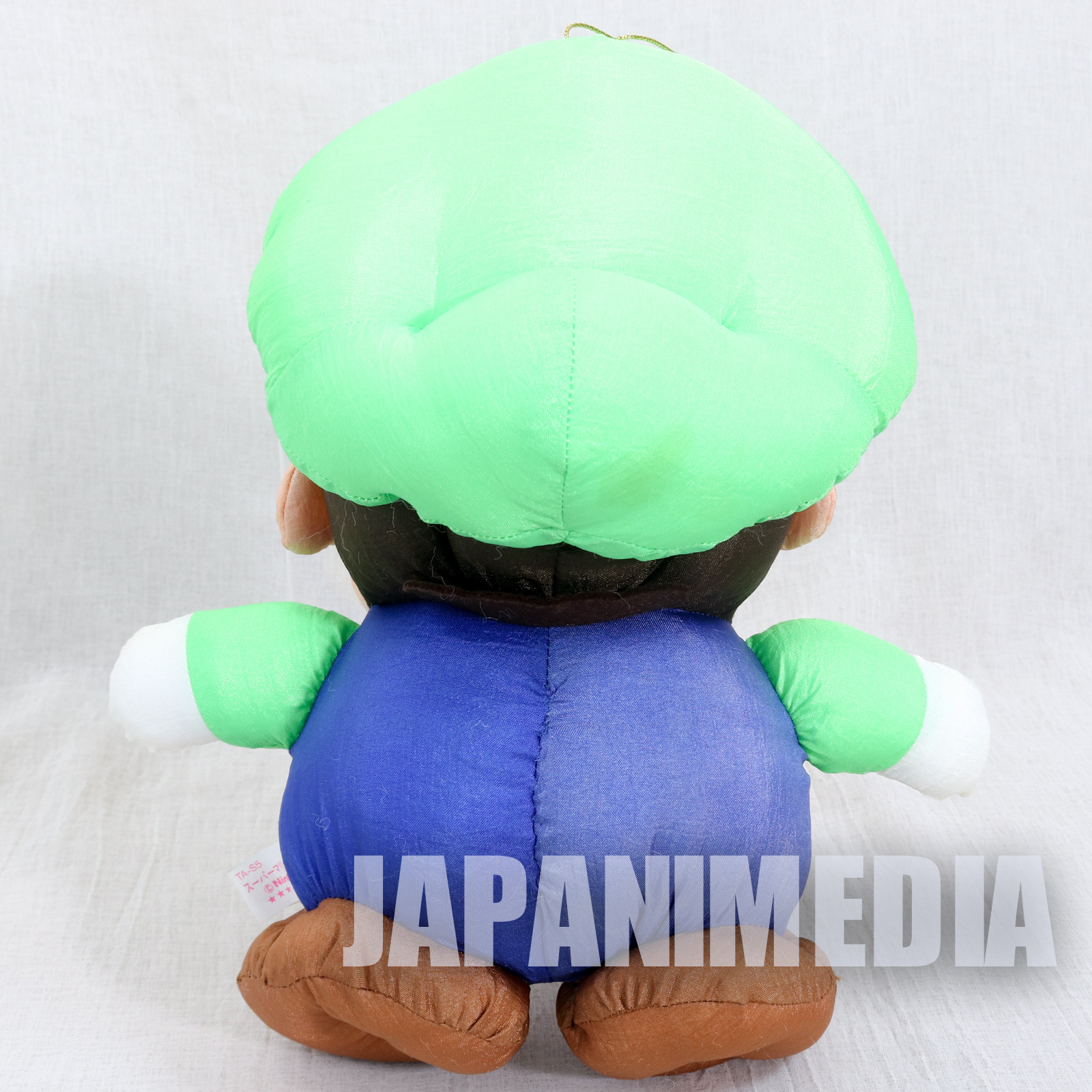 Retro RARE! Super Mario World Luigi Taffeta Plush Doll Banpresto JAPAN Bros.