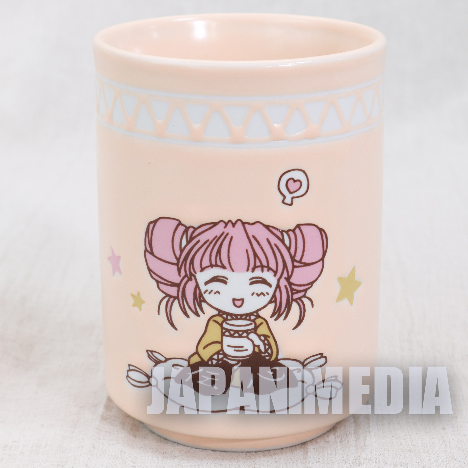 RARE! Mamotte Shugogetten Risyu Yunomi Japanese Tea Cup