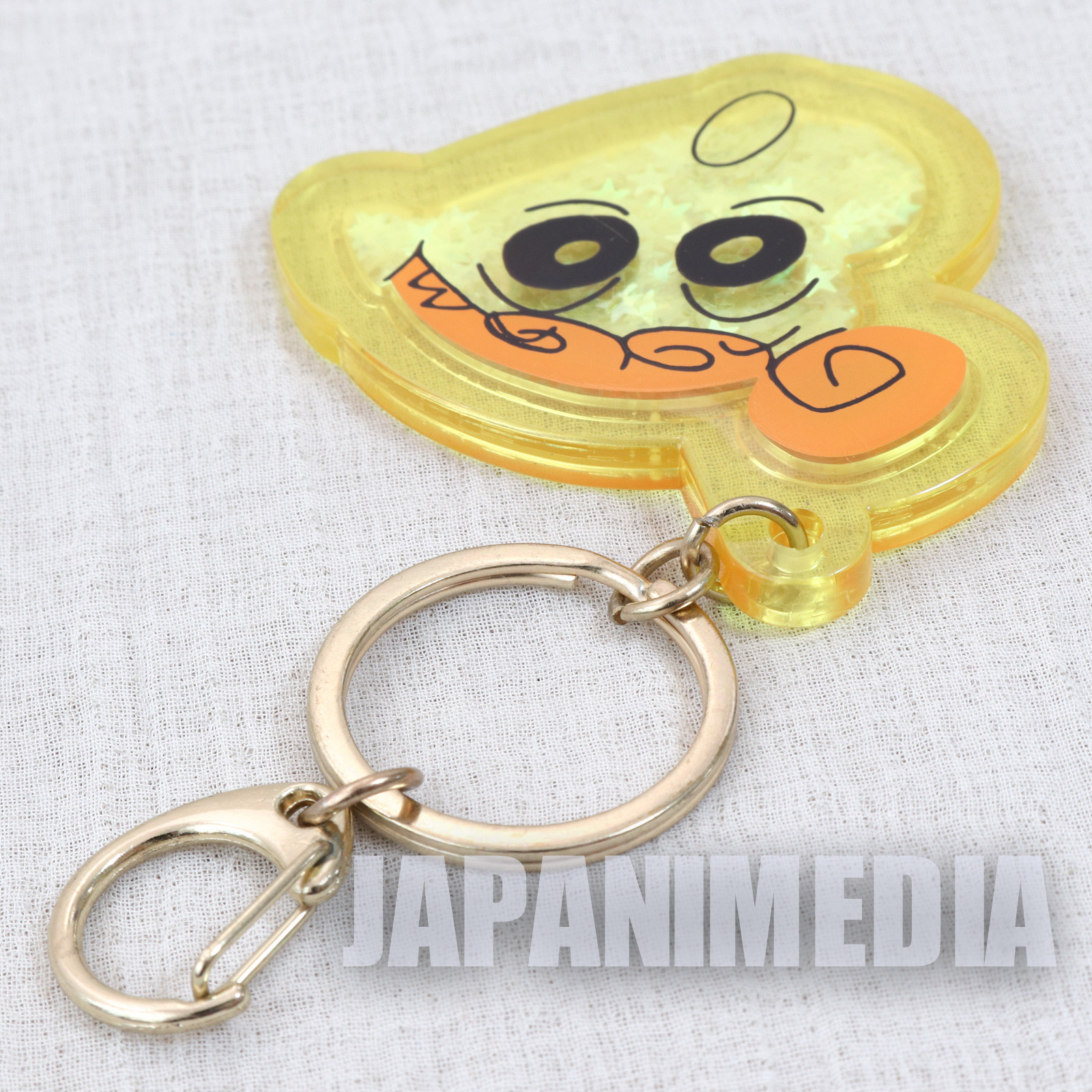 Crayon Shin-chan Himawari Nohara Mascot Star-shaped Sequins Keychain JAPAN ANIME