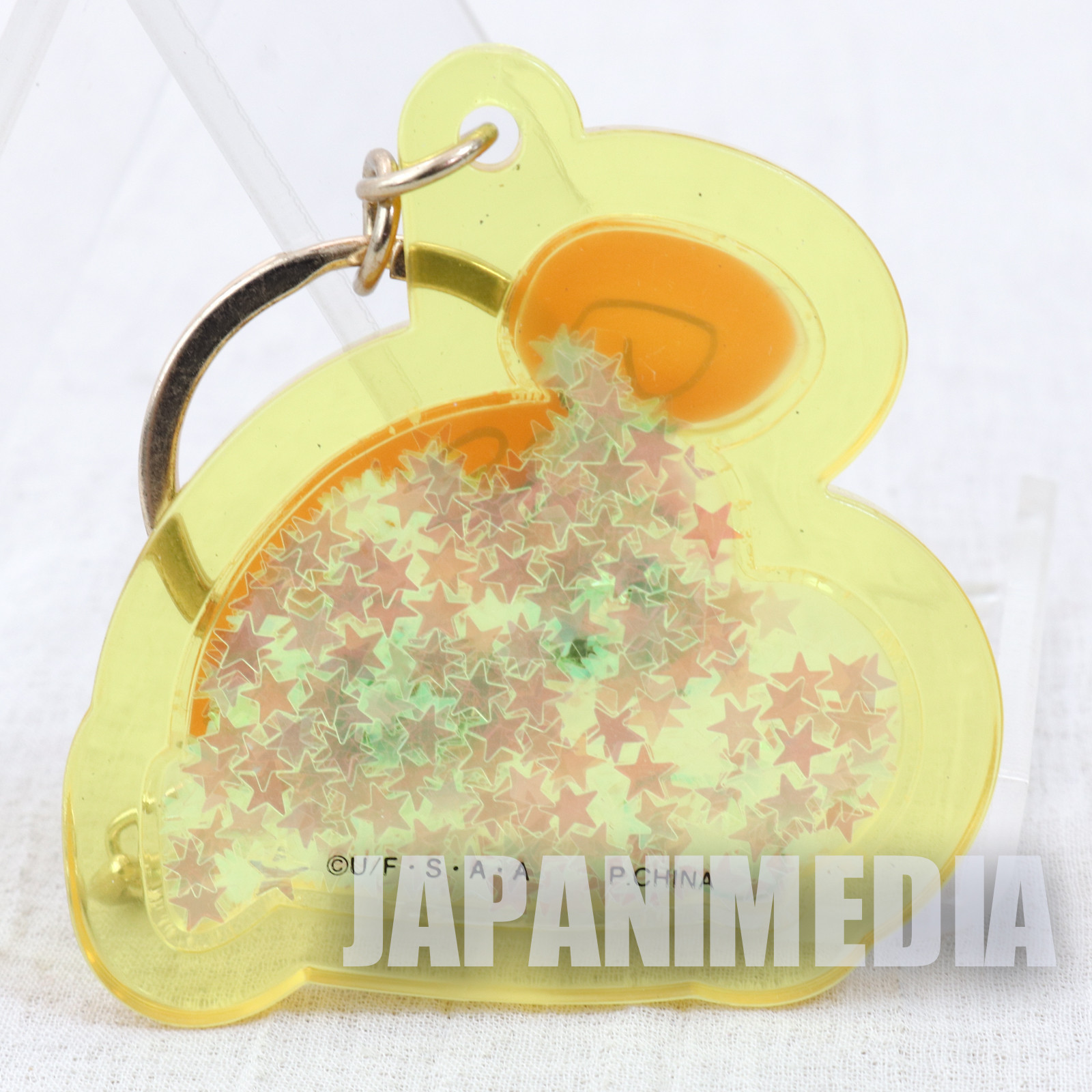 Crayon Shin-chan Himawari Nohara Mascot Star-shaped Sequins Keychain JAPAN ANIME