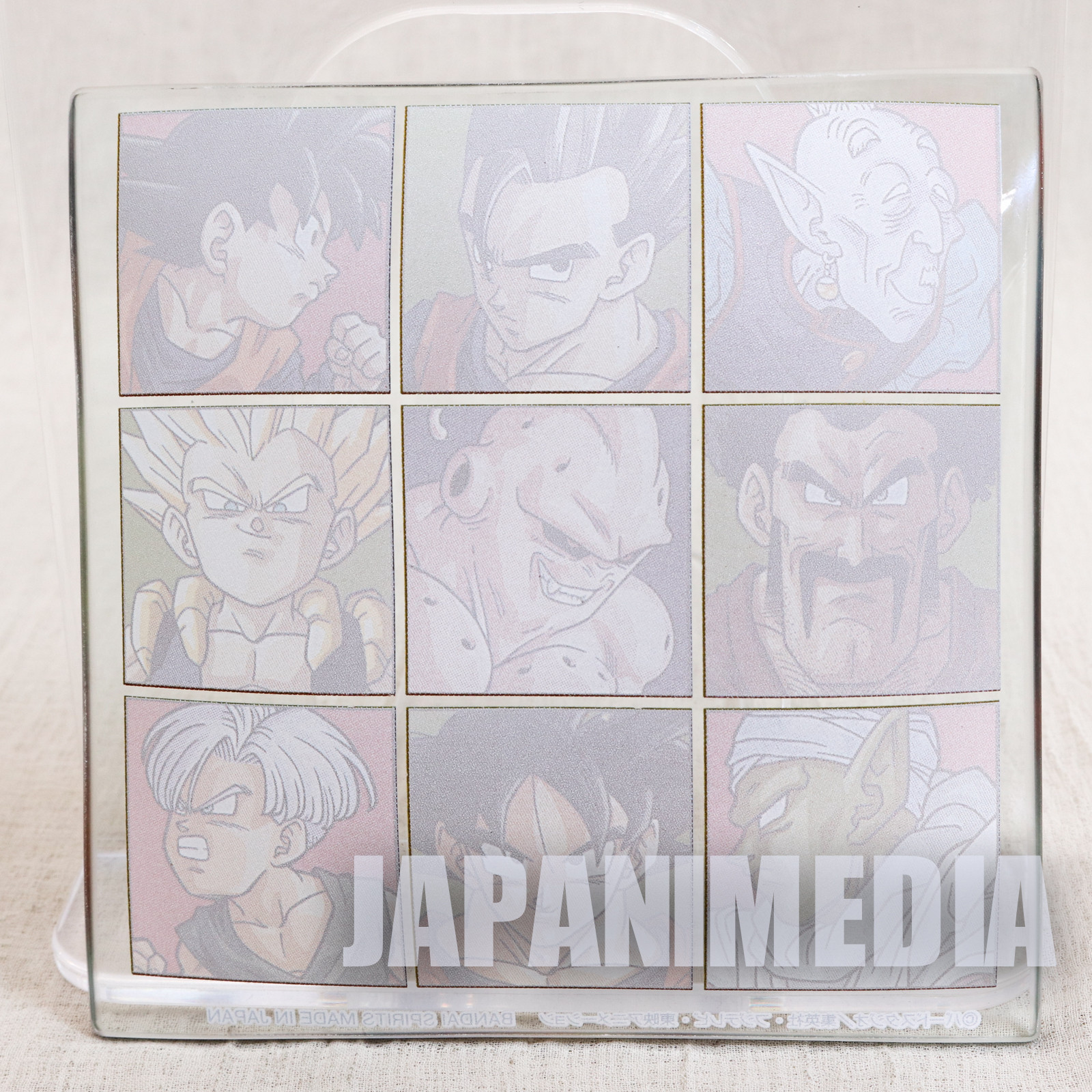 Dragon Ball Glass Plate #3 BANDAI JAPAN ANIME MANGA