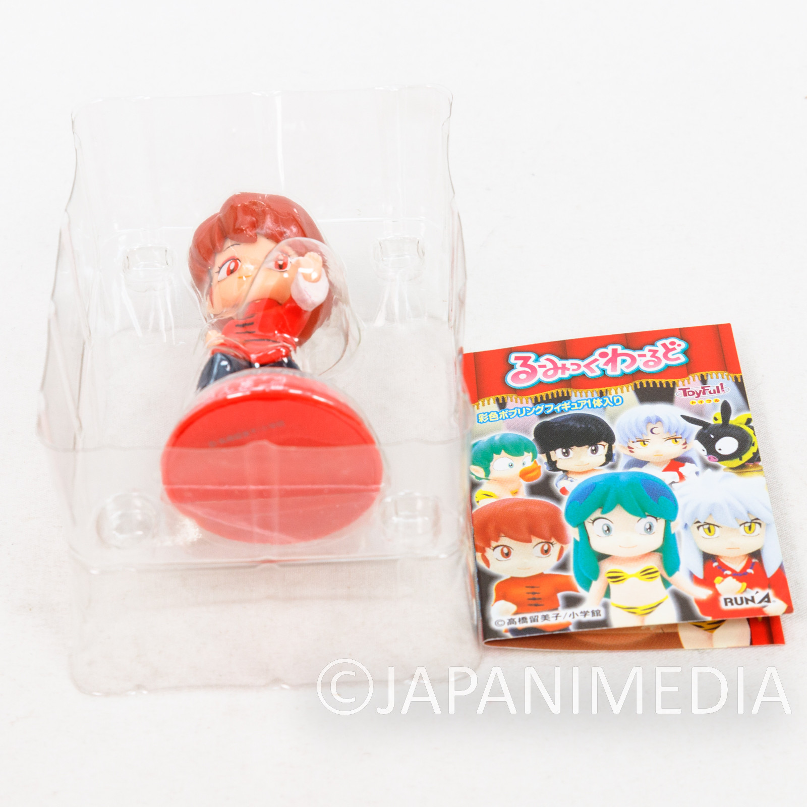 Ranma 1/2 Ranma Saotome Female Bobble Bobbin Head Figure JAPAN RUMIKO TAKAHASHI