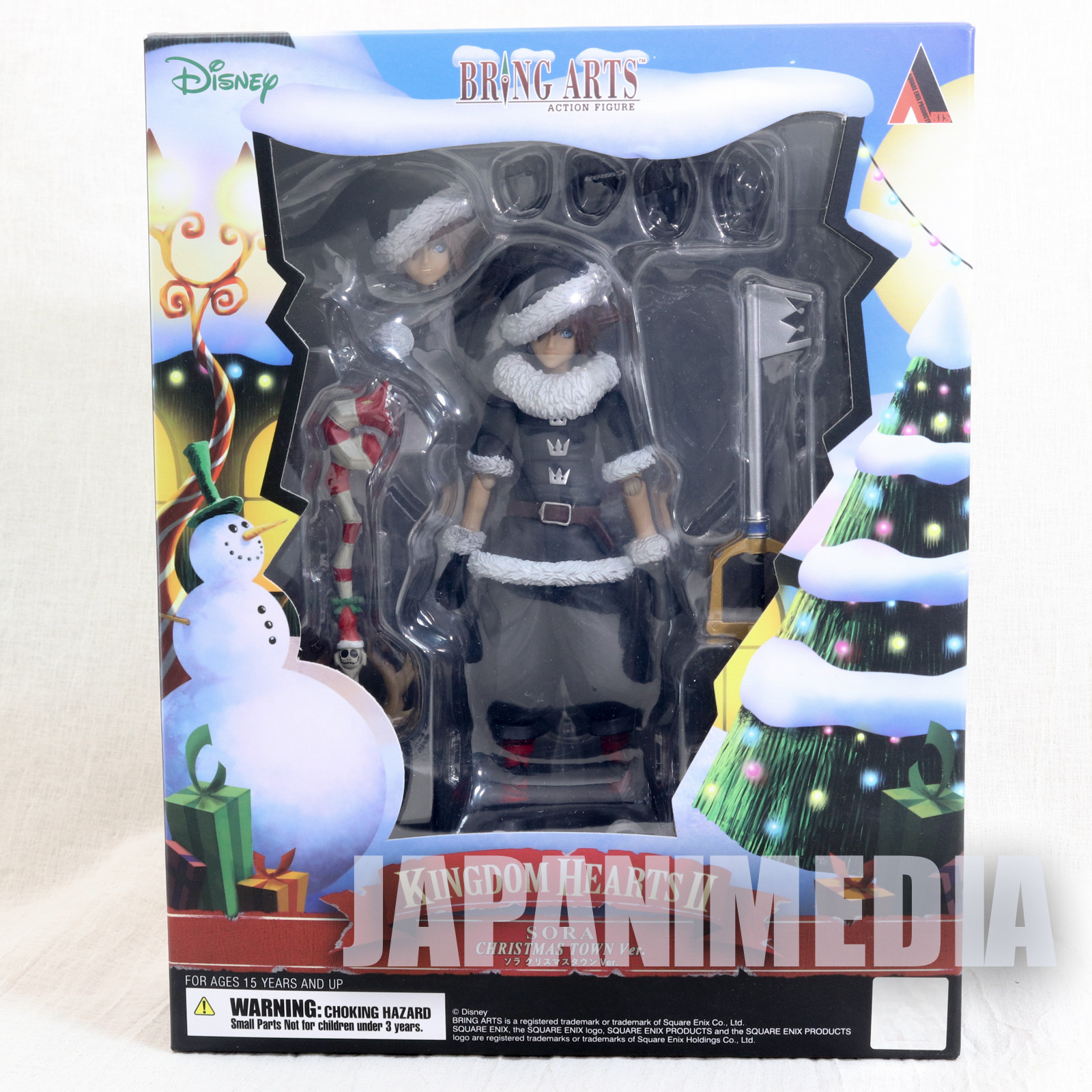 Kingdom Hearts Bring Arts Action Figure SORA Christmas Town ver. JAPAN