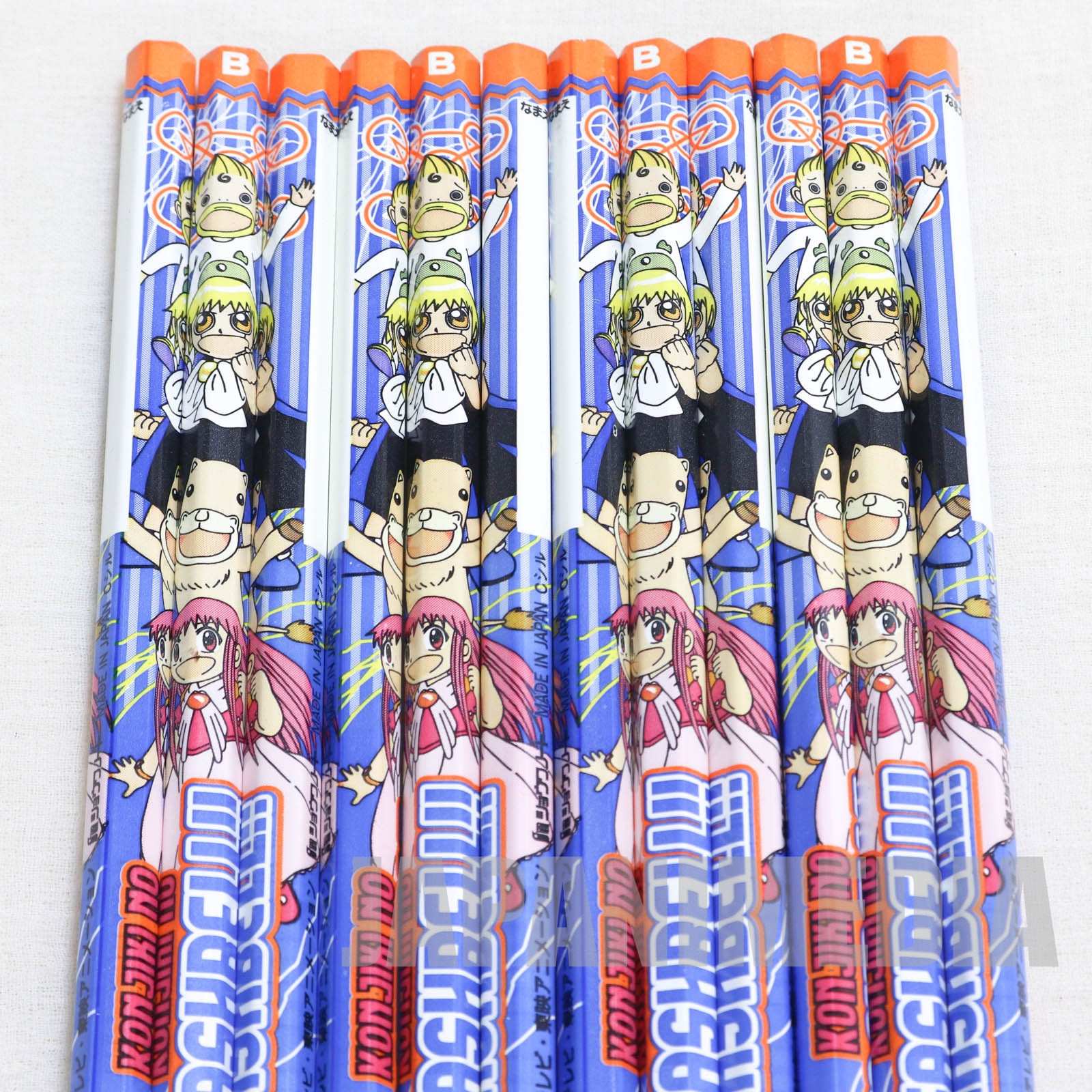 Zatch Bell! Pencil 12pc set [Zatch Bell | Ponygon | Tio | Kanchome | Wonrei | Brago] JAPAN ANIME