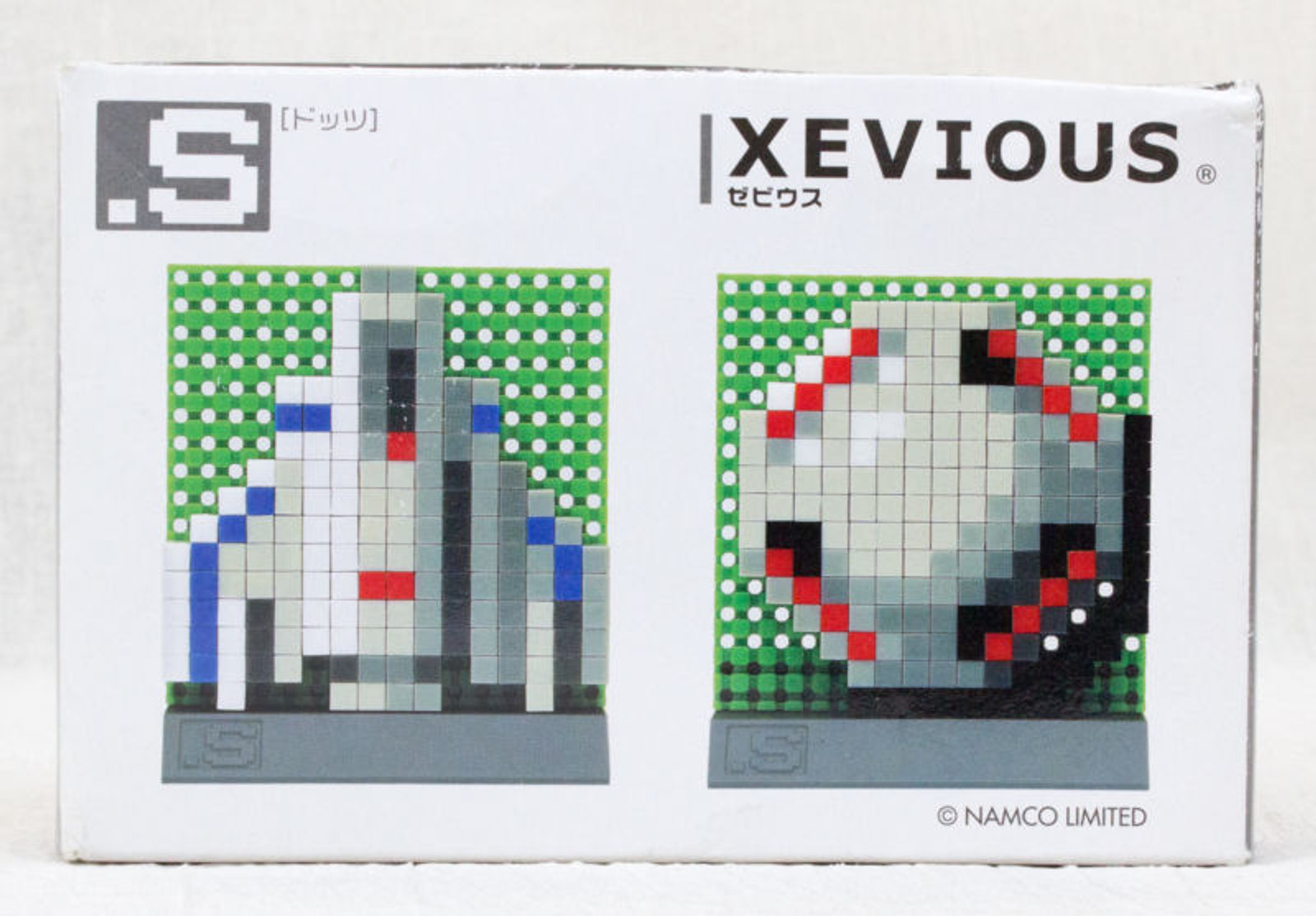 RARE! XEVIOUS Dots .S Puzzle Pin Panel Toy Tomytec JAPAN FAMICOM NES NAMCO