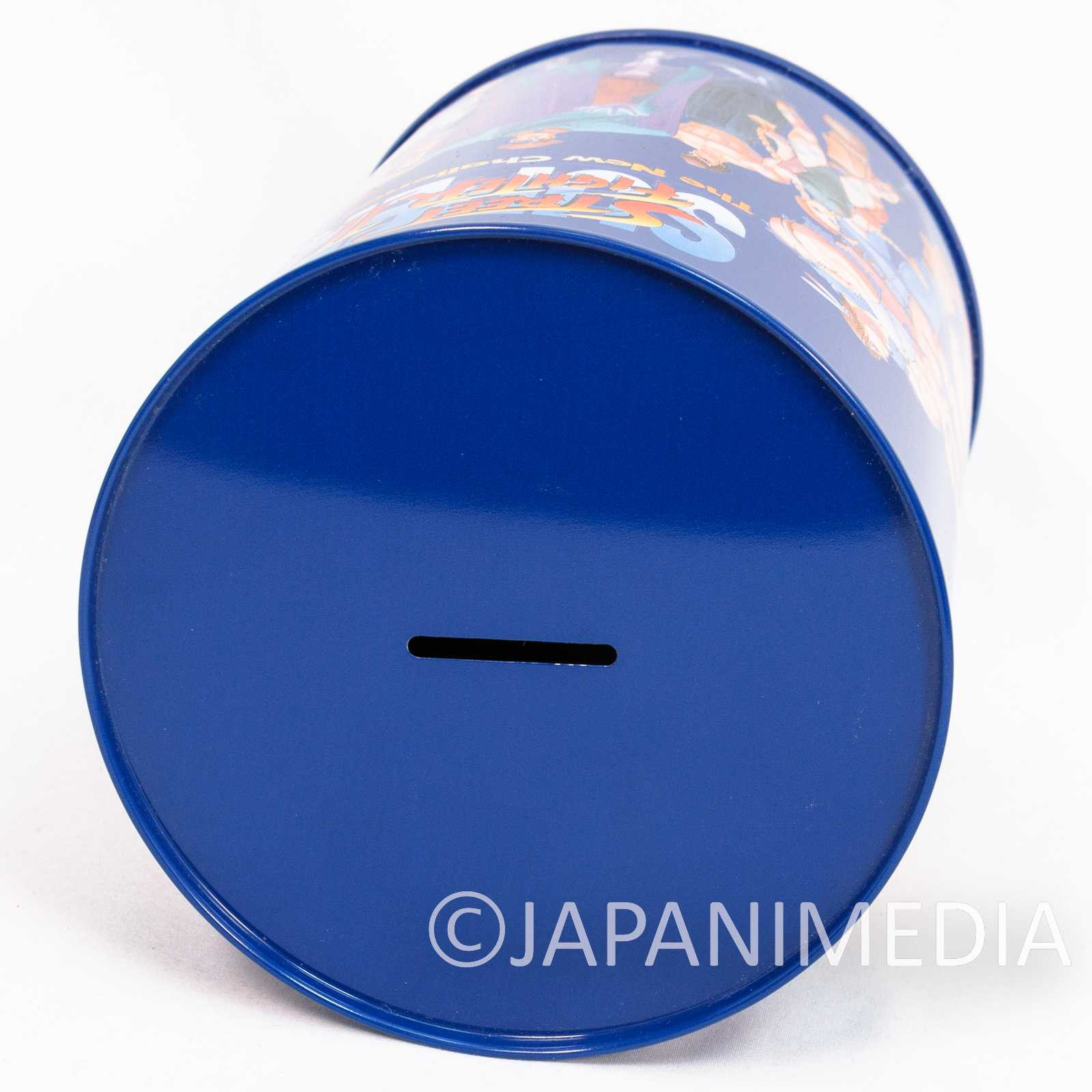 Retro RARE! Street Fighter 2 Tin Can Case Coin Bank Capcom JAPAN GAME Japanimedia Store