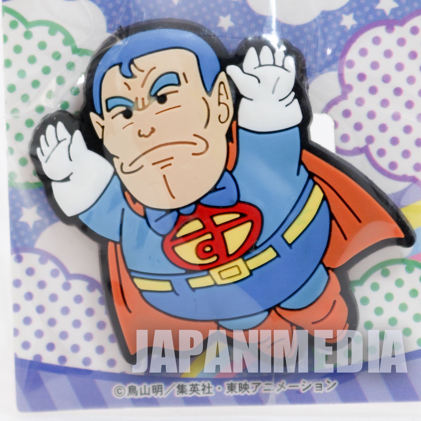 Dr. Slump Arale chan Suppaman Rubber Mascot Clip JAPAN ANIME