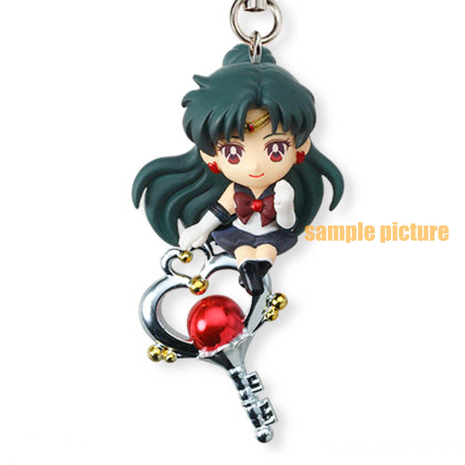 Sailor Moon Sailor Pluto Twinkle Dolly 2 Figure Strap JAPAN ANIME