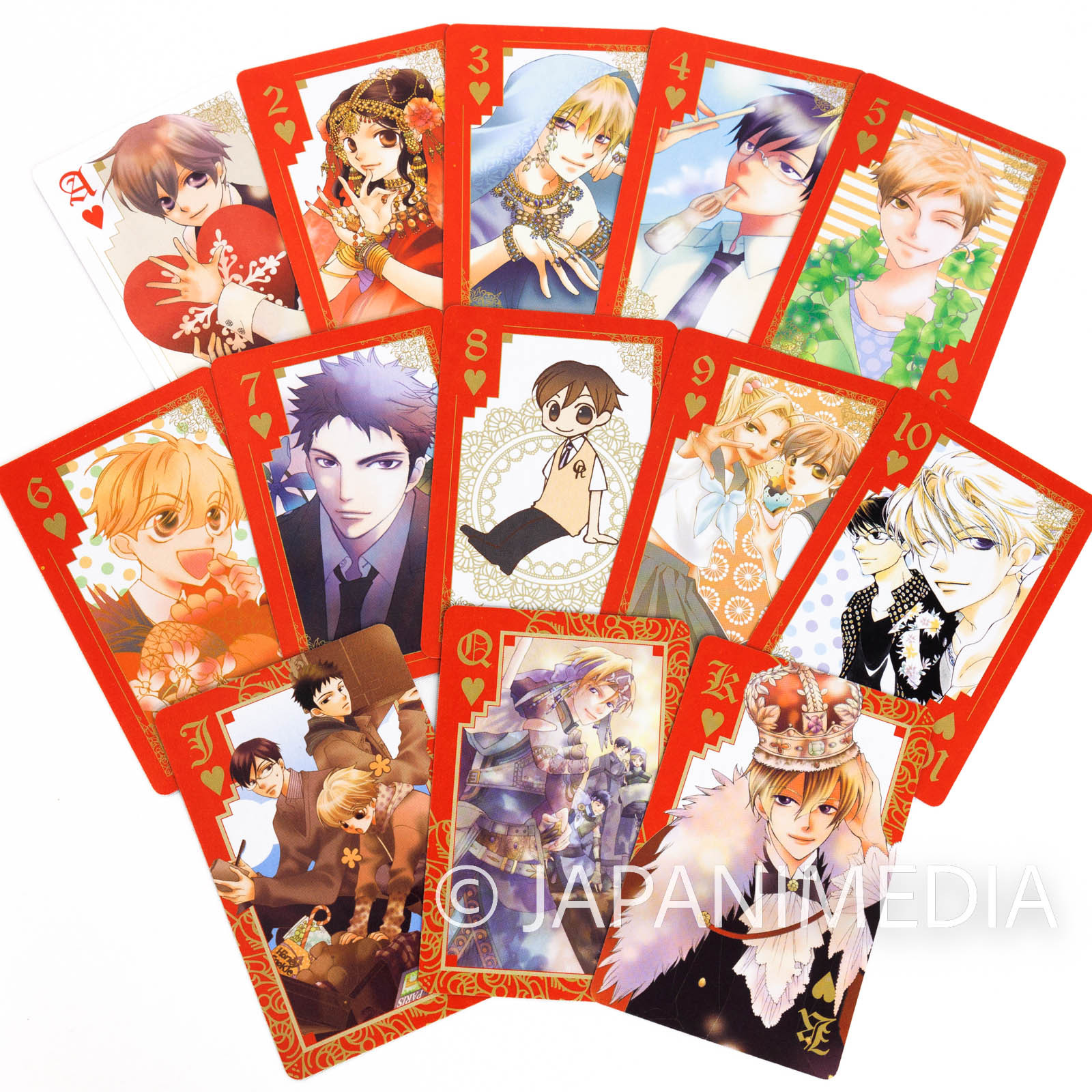 Ouran High School Host Club Gorgeous Playing Cards JAPAN MANGA