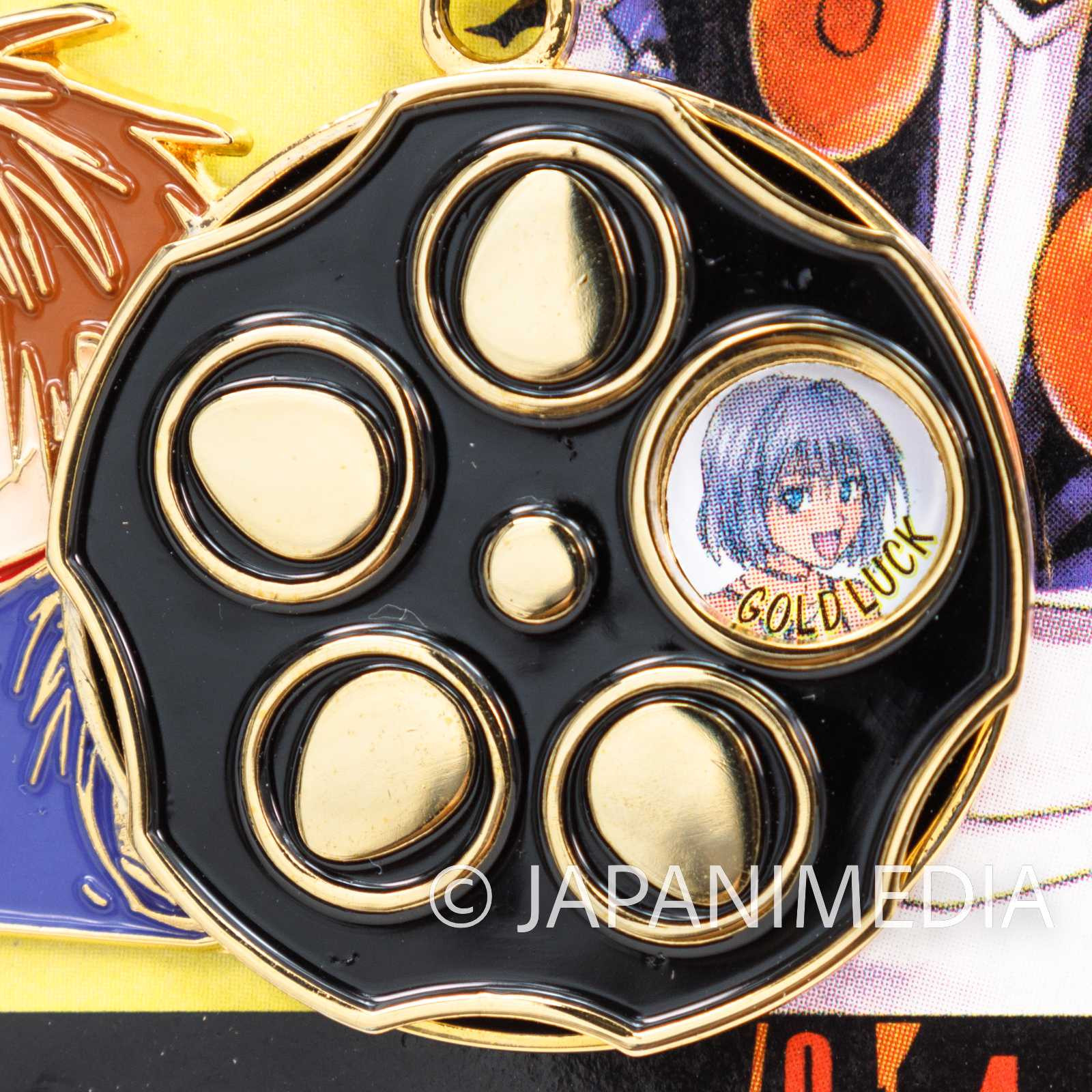 Black Cat Train Heartnet Hades type Metal Keychain JAPAN Japanimedia Store