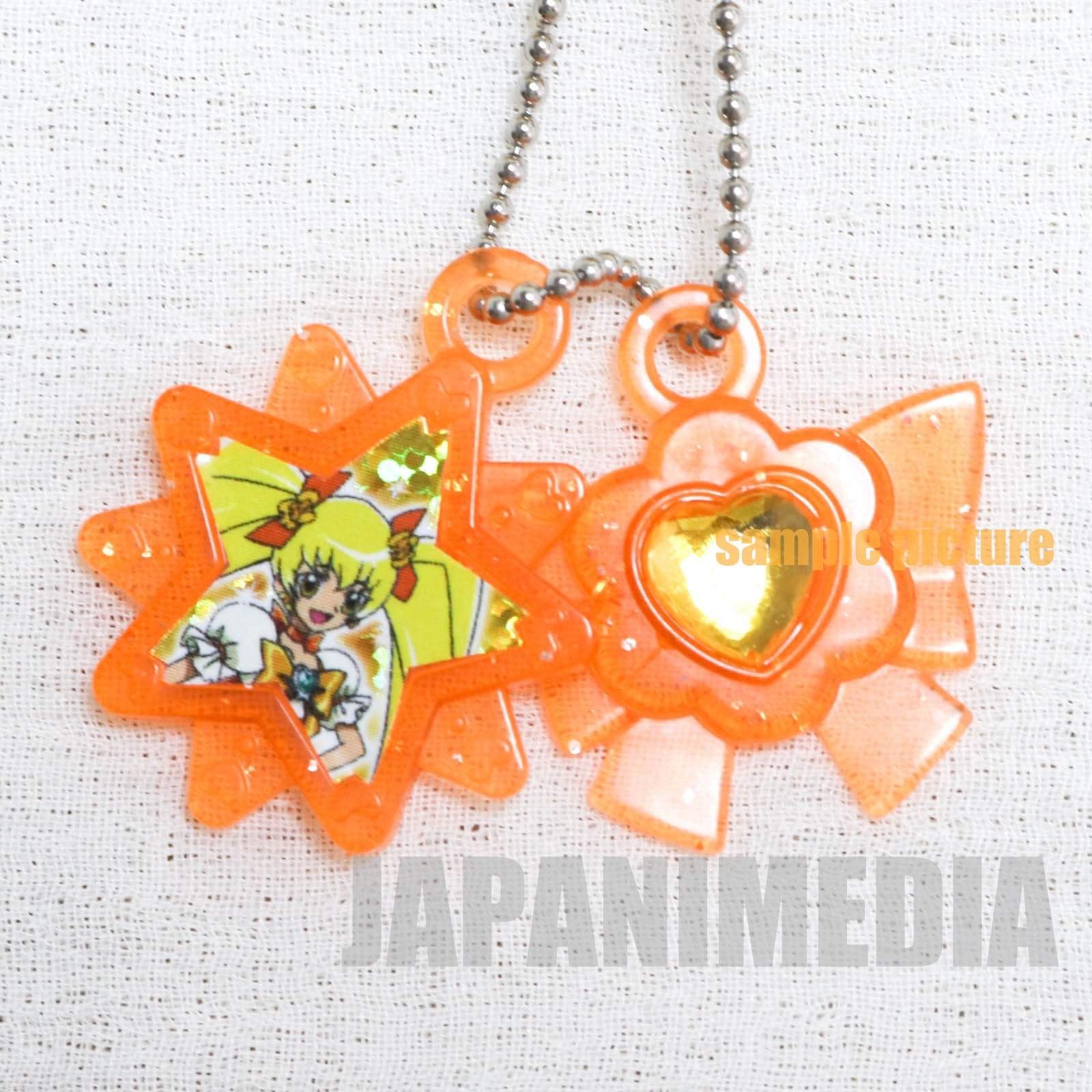 HeartCatch PreCure! Cure Sunshine PreCure Charm mascot Figure Keychain JAPAN ANIME 2